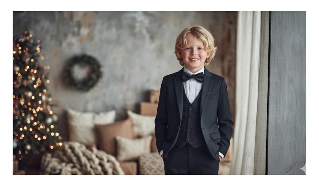 Boys Suits for Christmas and Festive Family Gatherings: Style Guide for Winter 2025