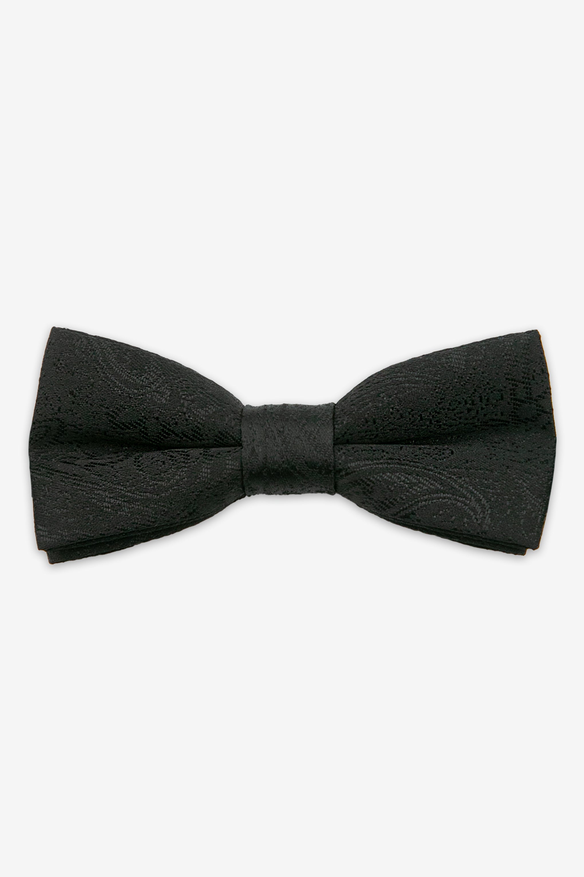 Nœud papillon pré-noué garçons Paisley - Noir