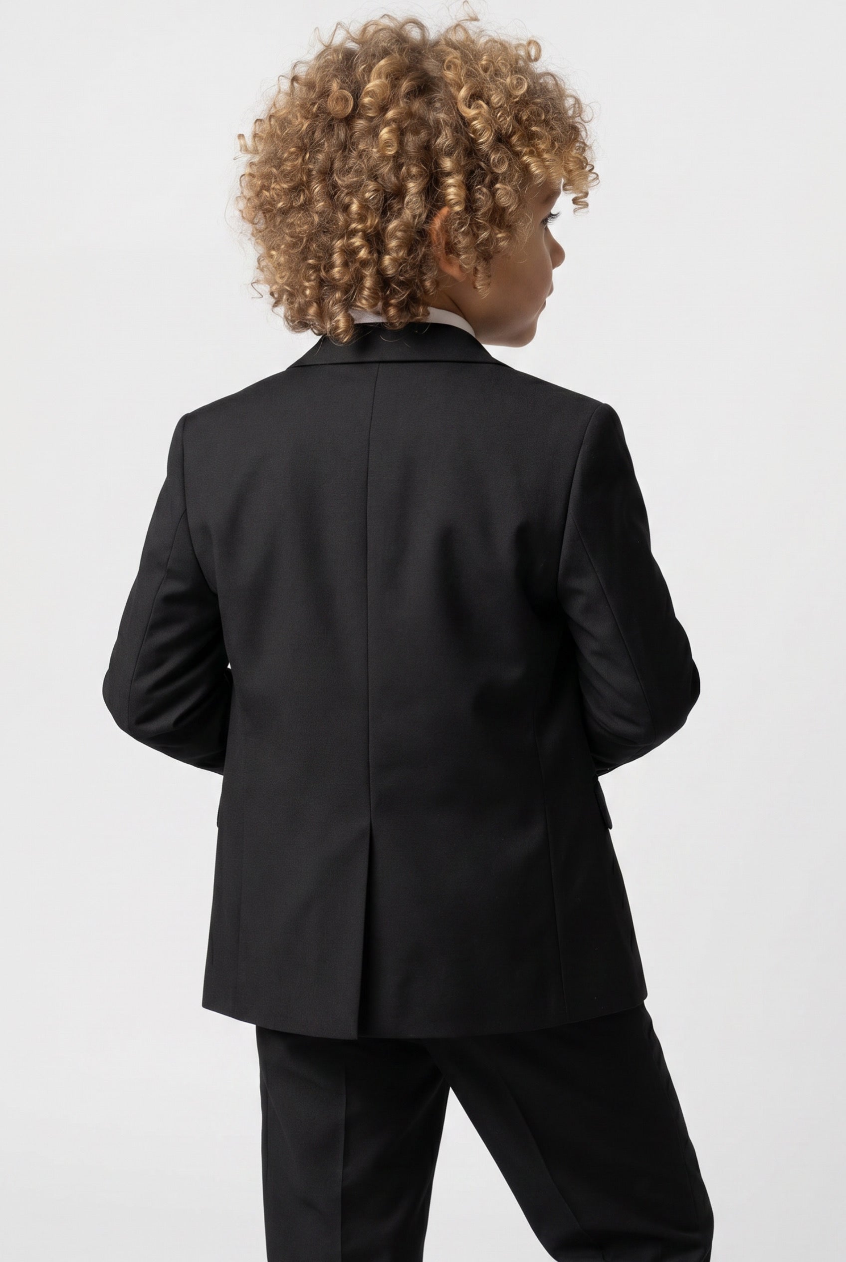 Costume habillé sur mesure pour garçon - Noir