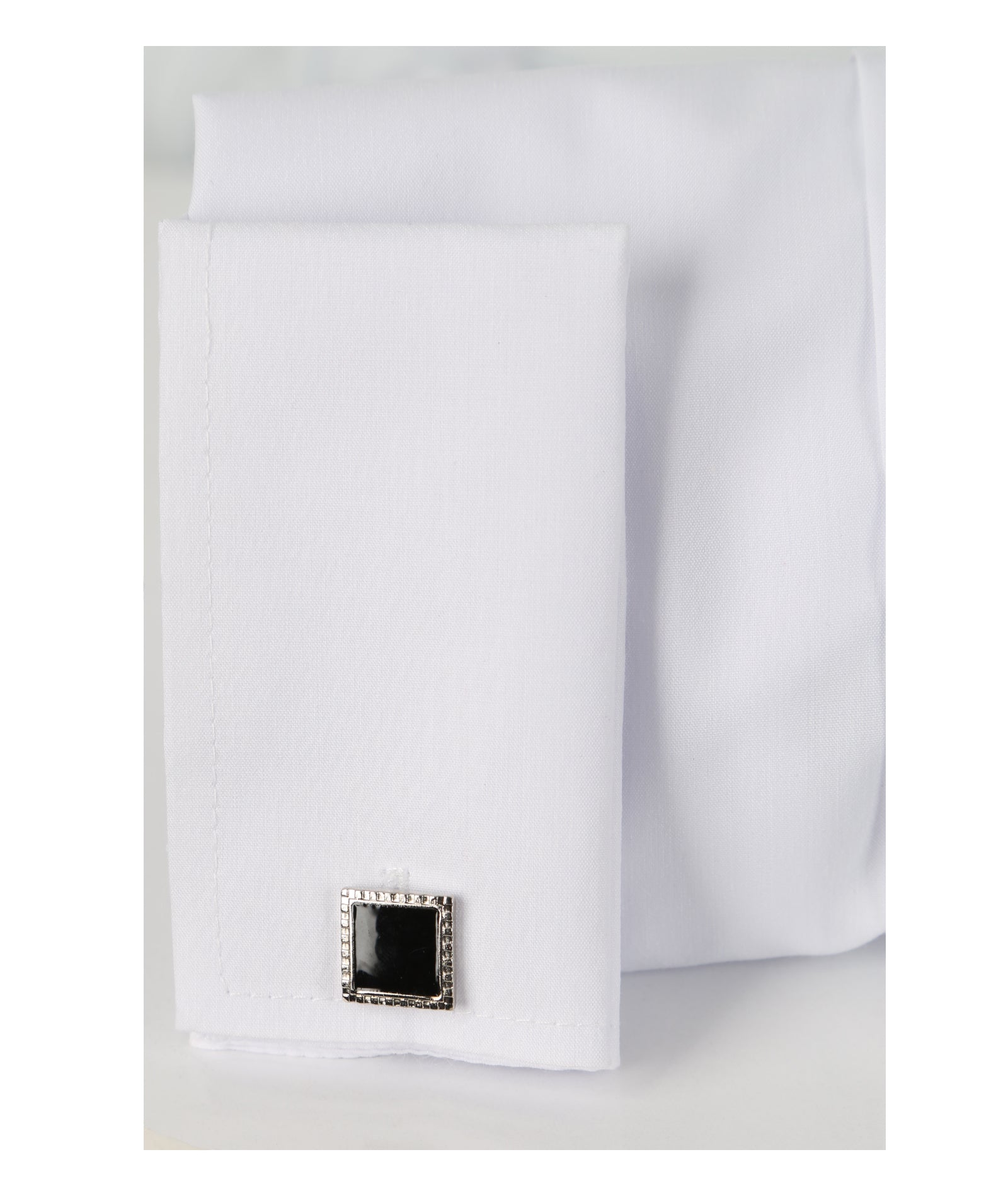 Chemise à Col Classique avec Boutons de Manchette pour Garçons - Ivoire