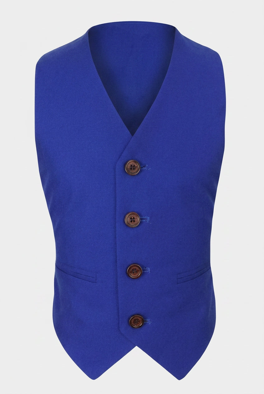 Costume bleu royal coupe slim pour garçon - Bleu royal