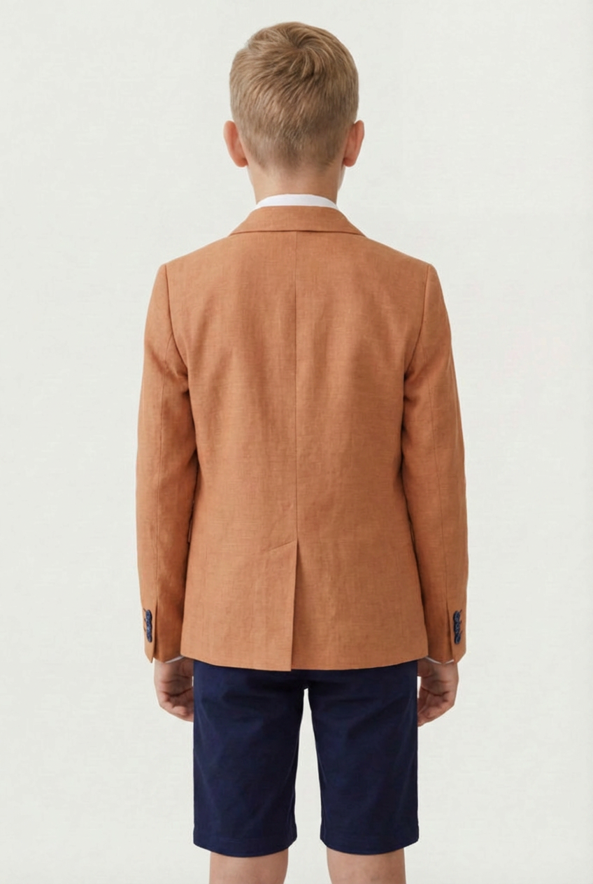 Babys & Jungen Baumwolle 5-teiliges Shorts-Set – Dylan – Camel