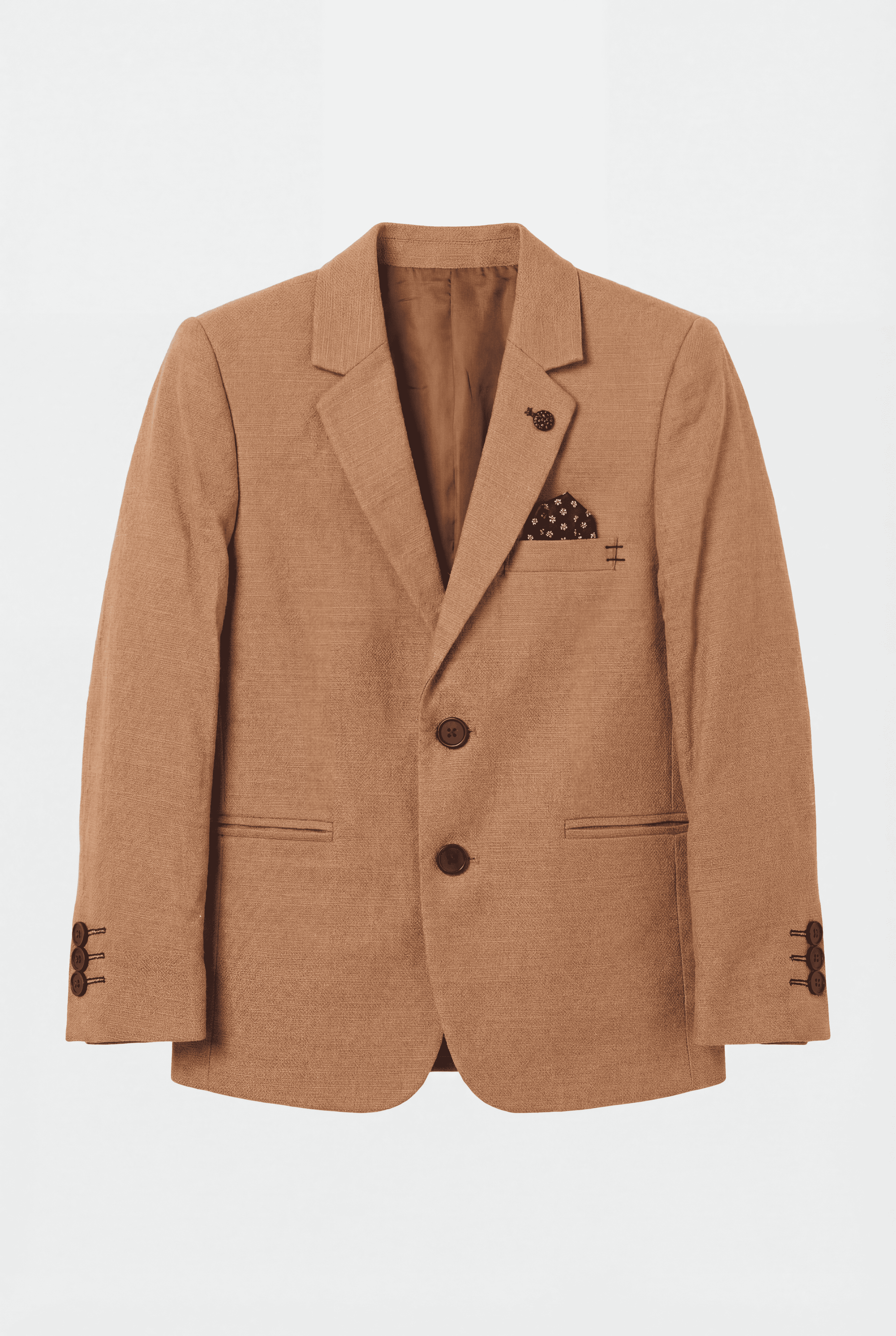 Babys & Jungen Baumwolle 5-teiliges Shorts-Set – Dylan – Camel