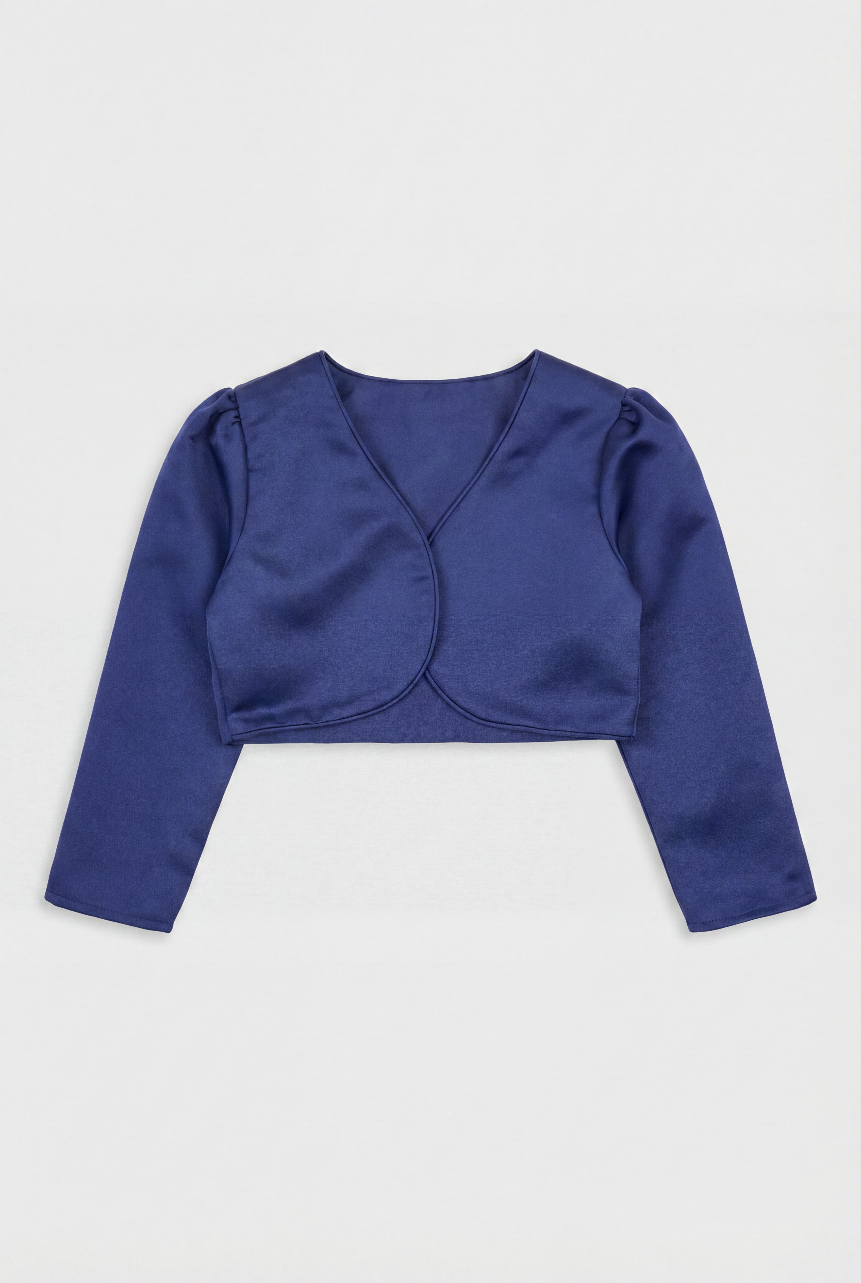 Bolero a maniche lunghe per neonate e bambine - Blu Navy