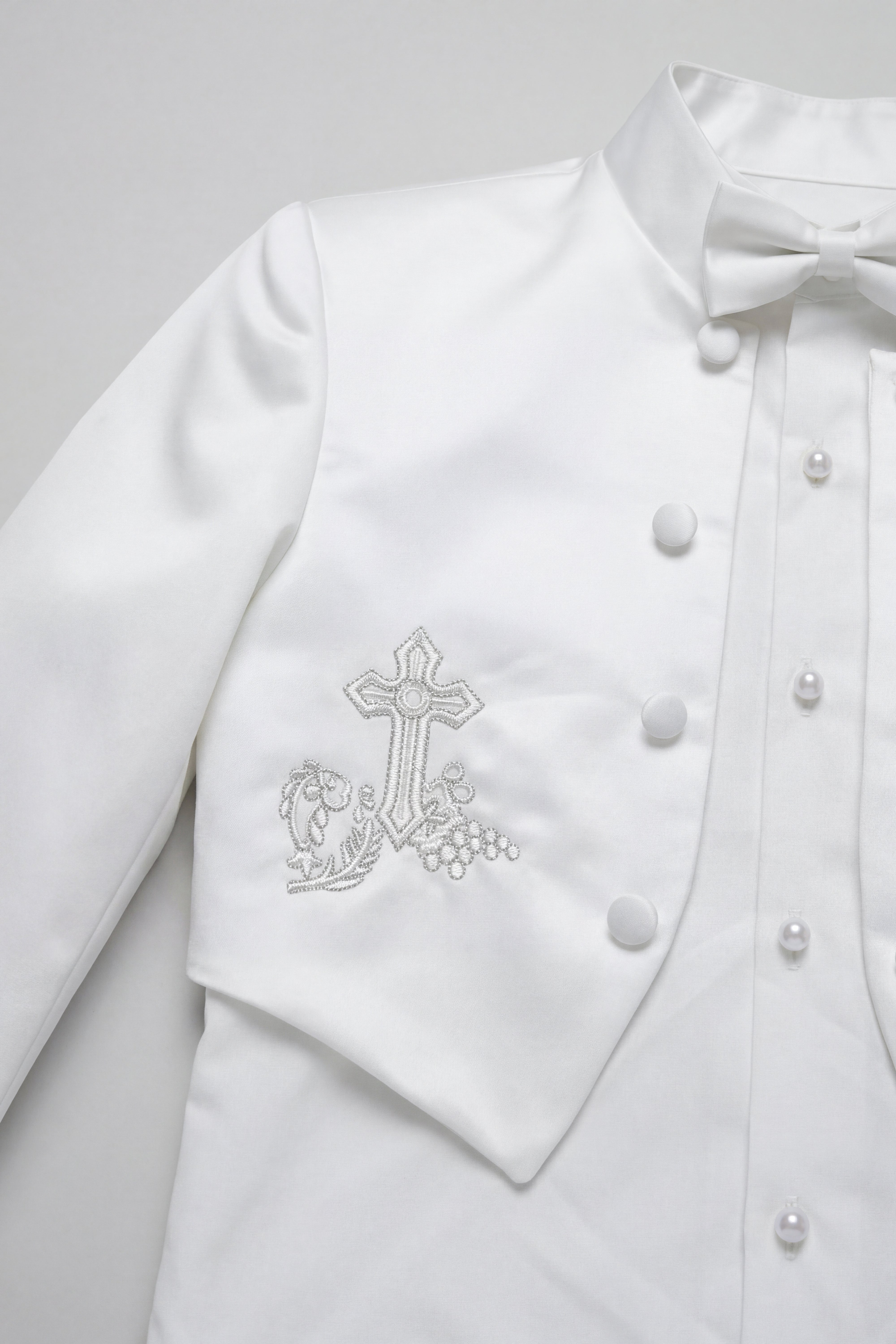 Baby Boys Christening Baptism Outfit - White