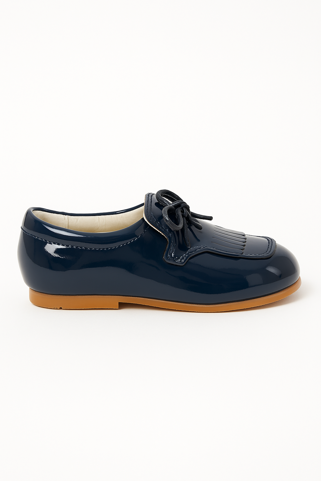 Baby Boys Pre- walker Patent Loafer - ADAM - Navy Blue