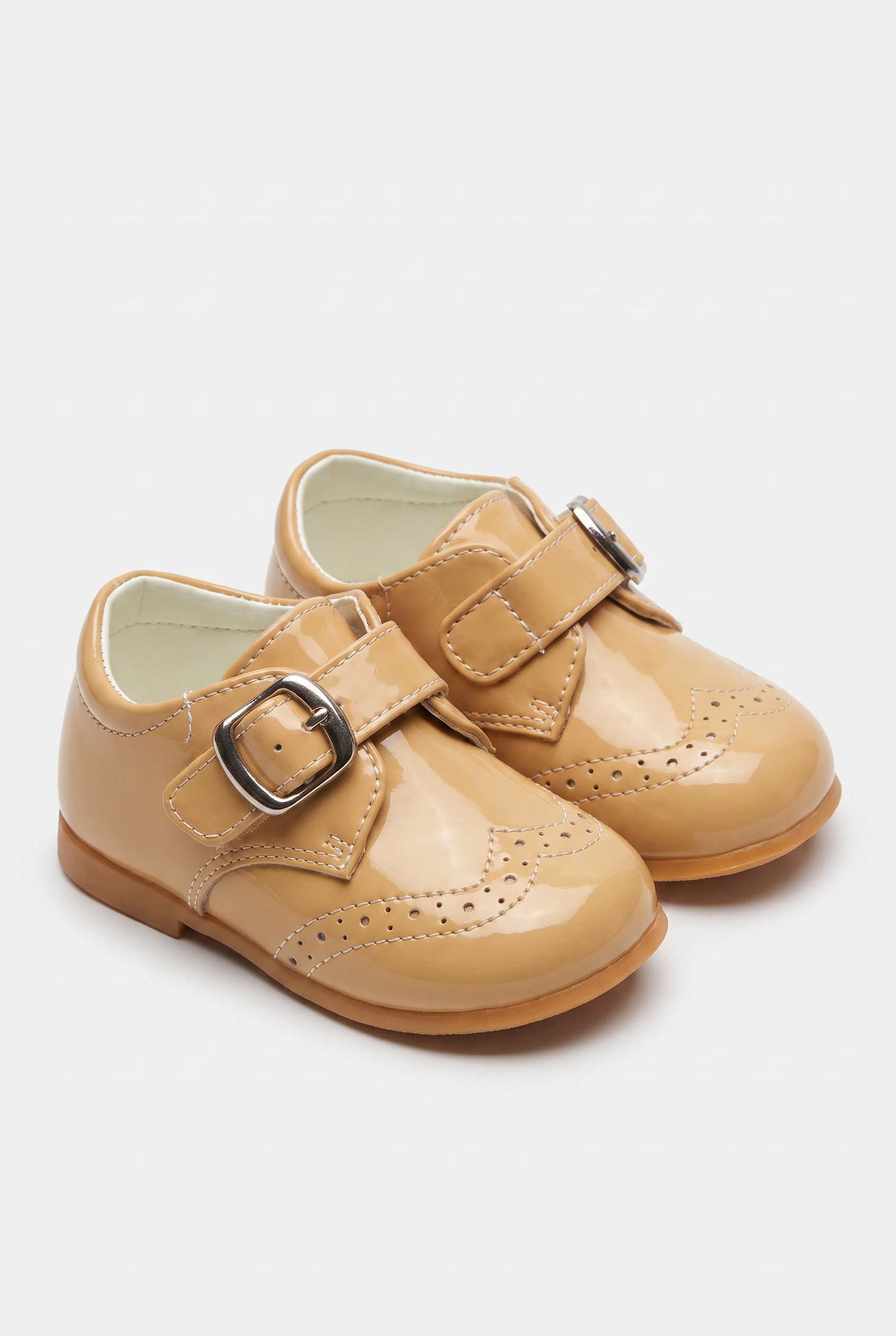 Formelle Hochzeitsschuhe zum Hineinschlüpfen für Babys Jungen und Mädchen – Beige