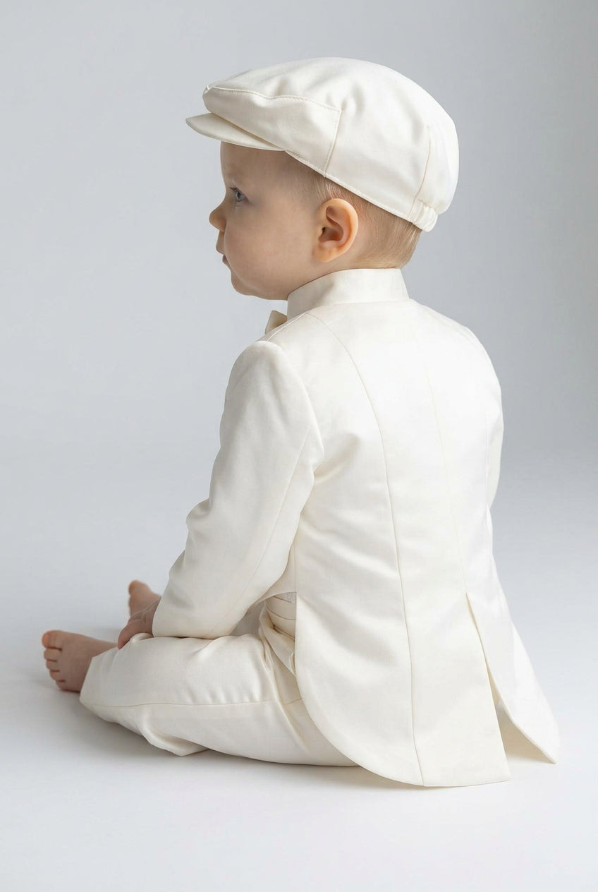 Baby Boys Christening Baptism Outfit - Ivory