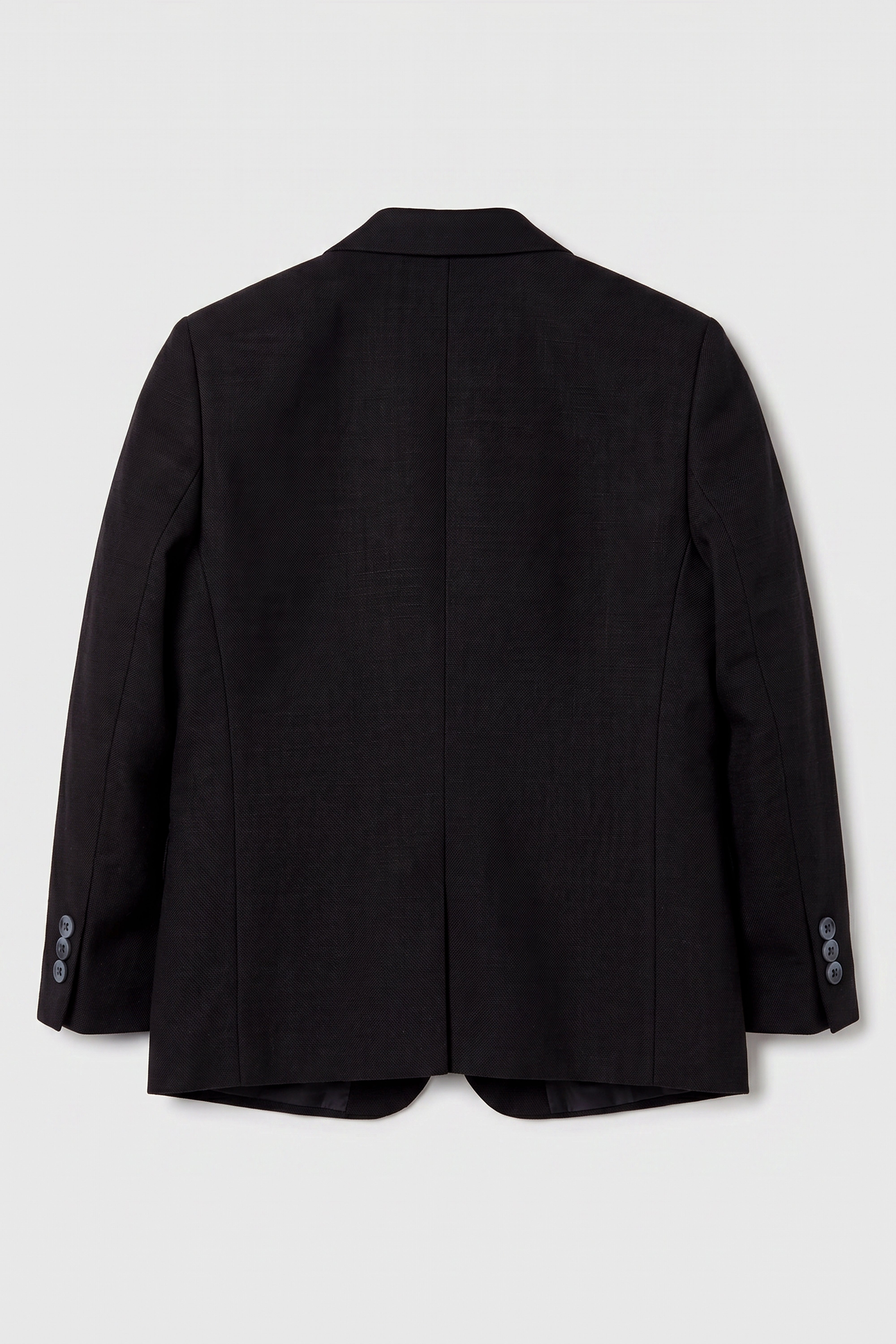Boys 4-Piece Cotton Casual Suit - Black Back Picture