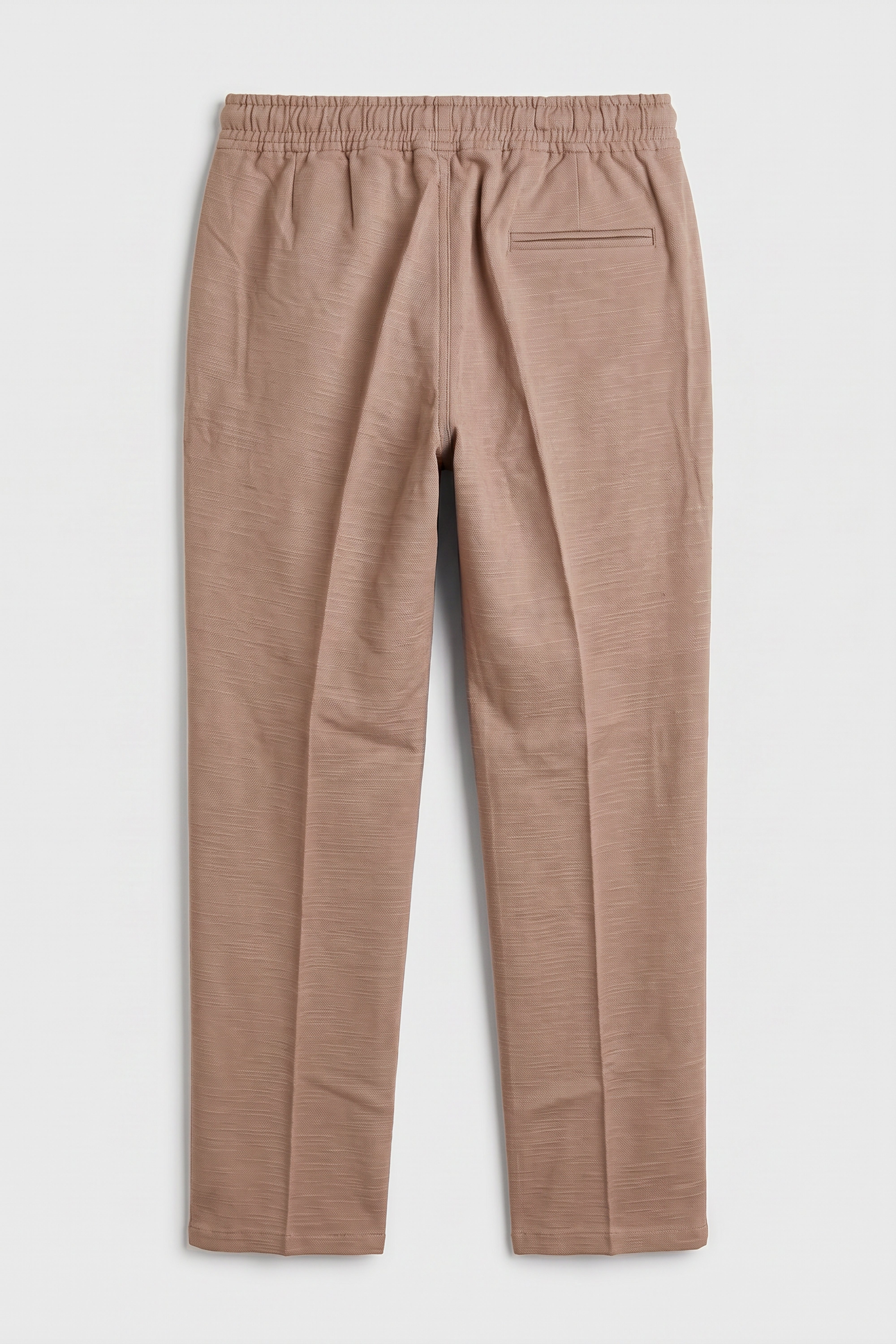 Boys 4-Piece Cotton Casual Suit - Brown Trousers Back Picture