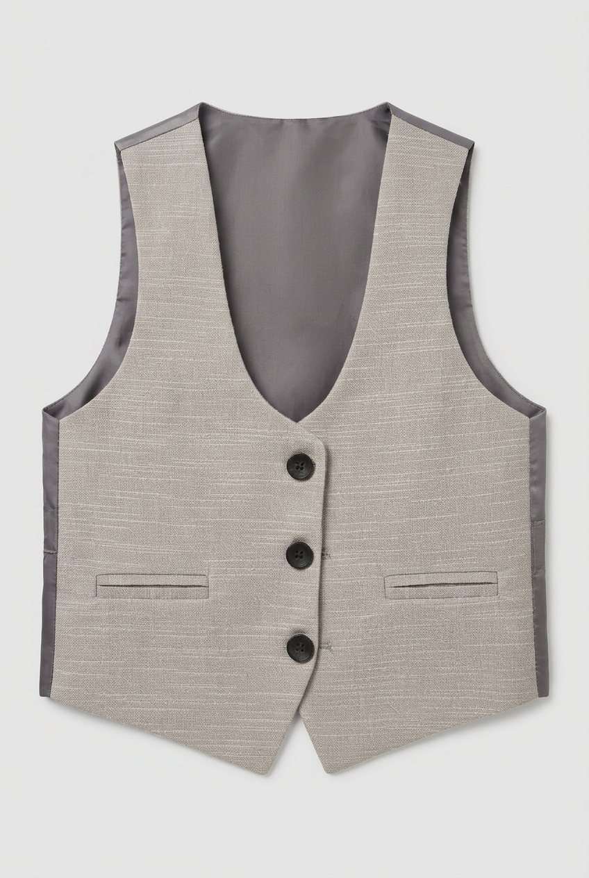 Jungen 5-teiliges Baumwoll-Smart-Casual-Anzug - Stone Grau