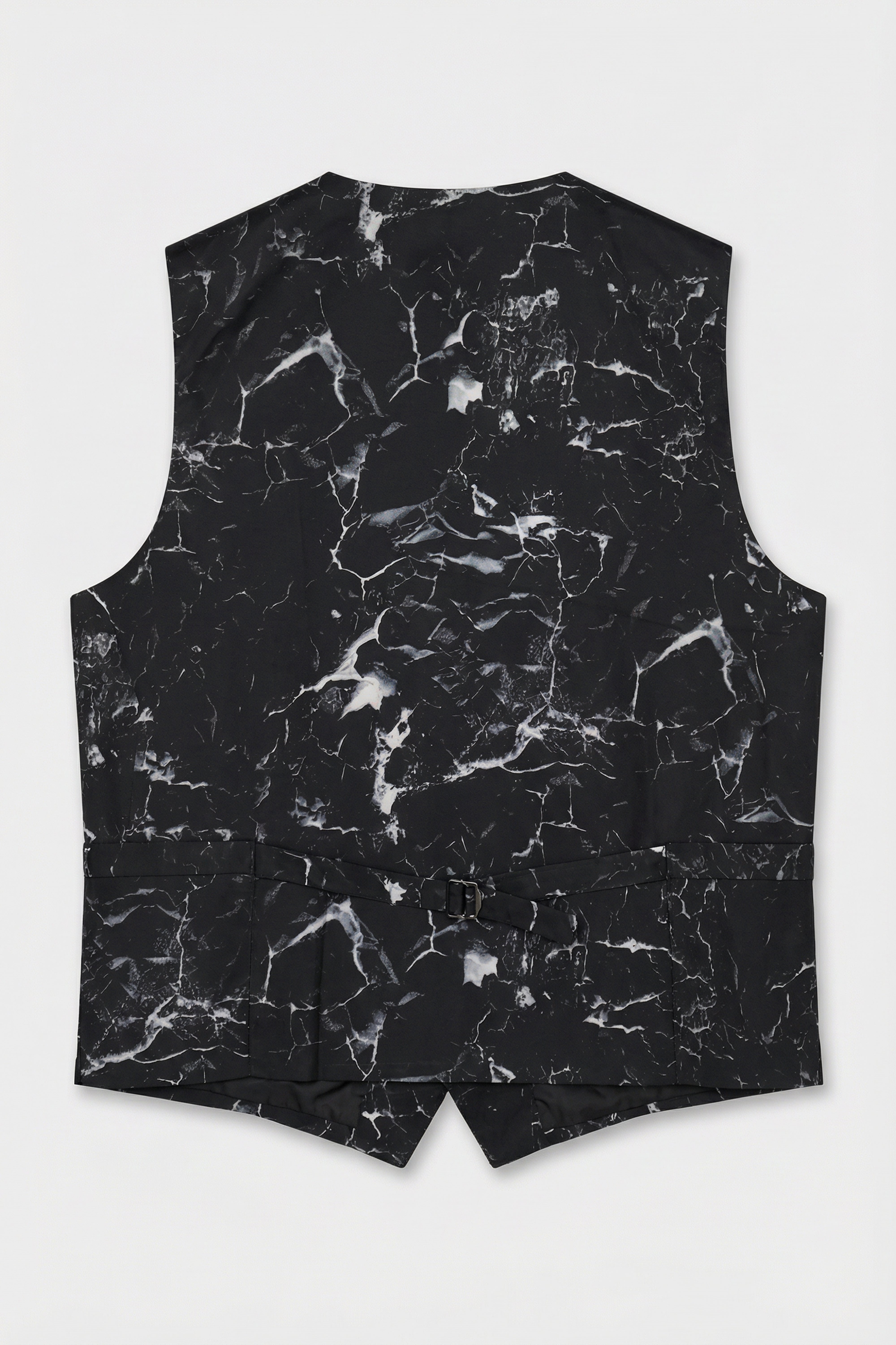 Boys 5-Piece Tailored Fit Formal Suit - Grant - Charcoal Grey Waistcoat Back Picture