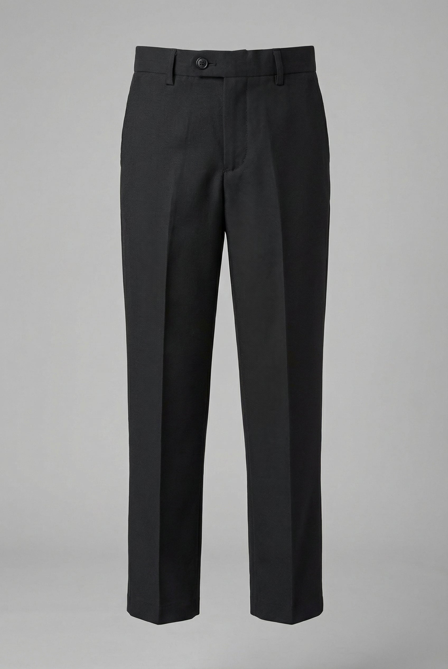 Costume 5 pièces en twill pour garçon, coupe ajustée - Oscar - Noir