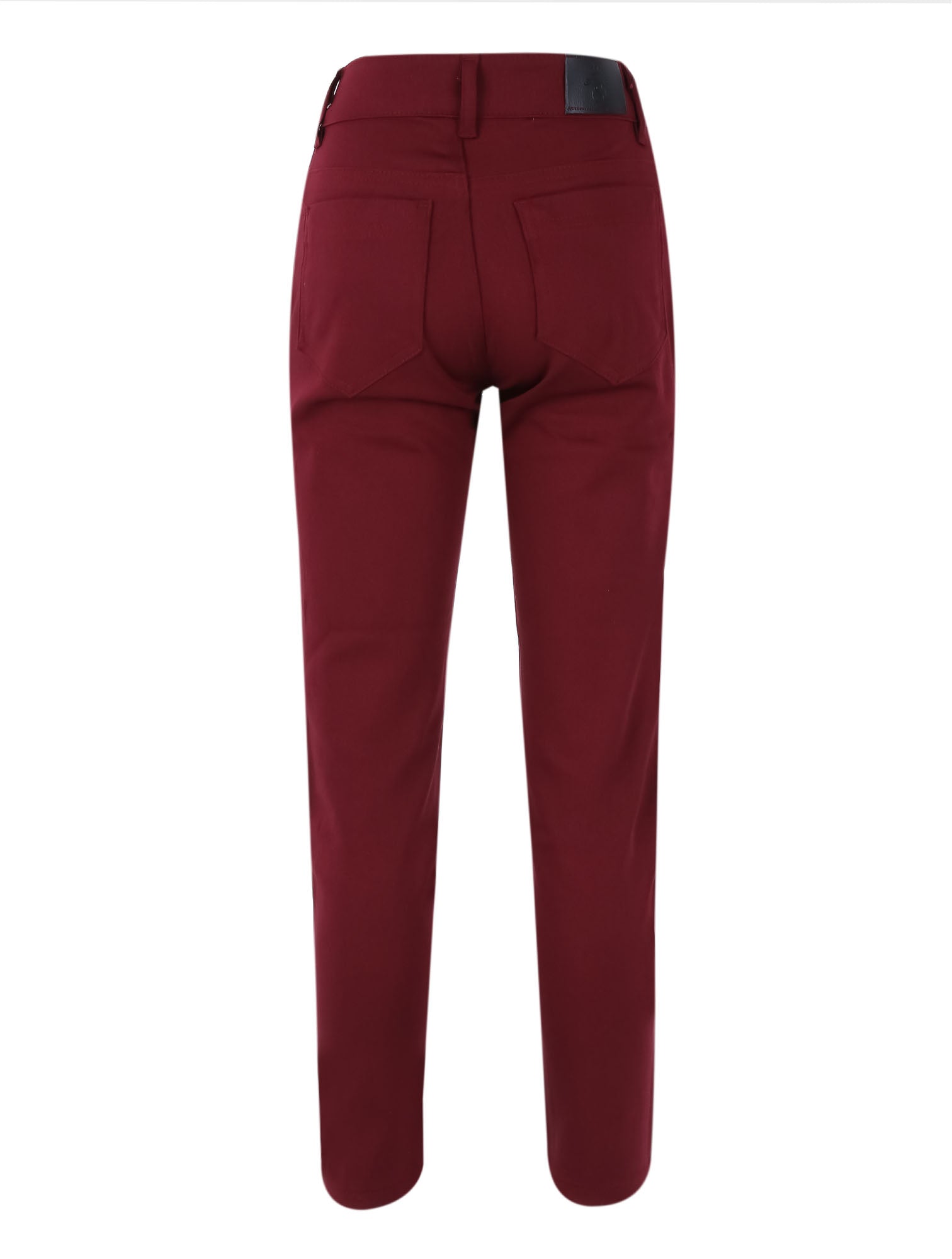 Jungen Casual Stretch Chinohose – Burgunderrot