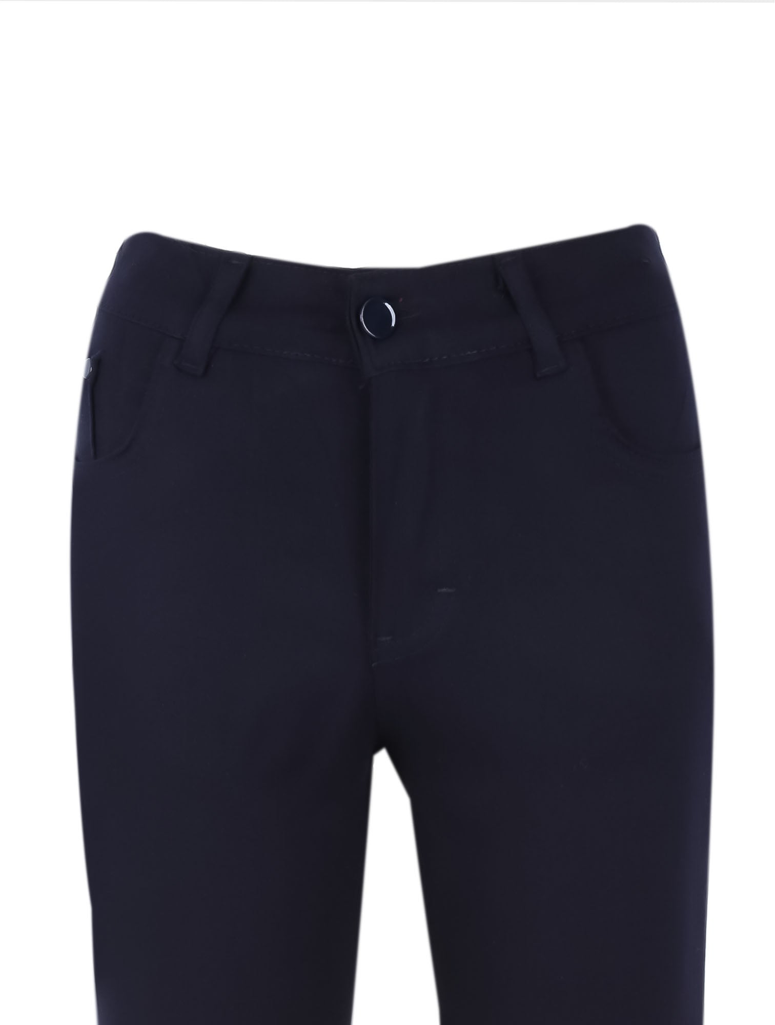 Jungen Casual Stretch Chinohose – Marineblau