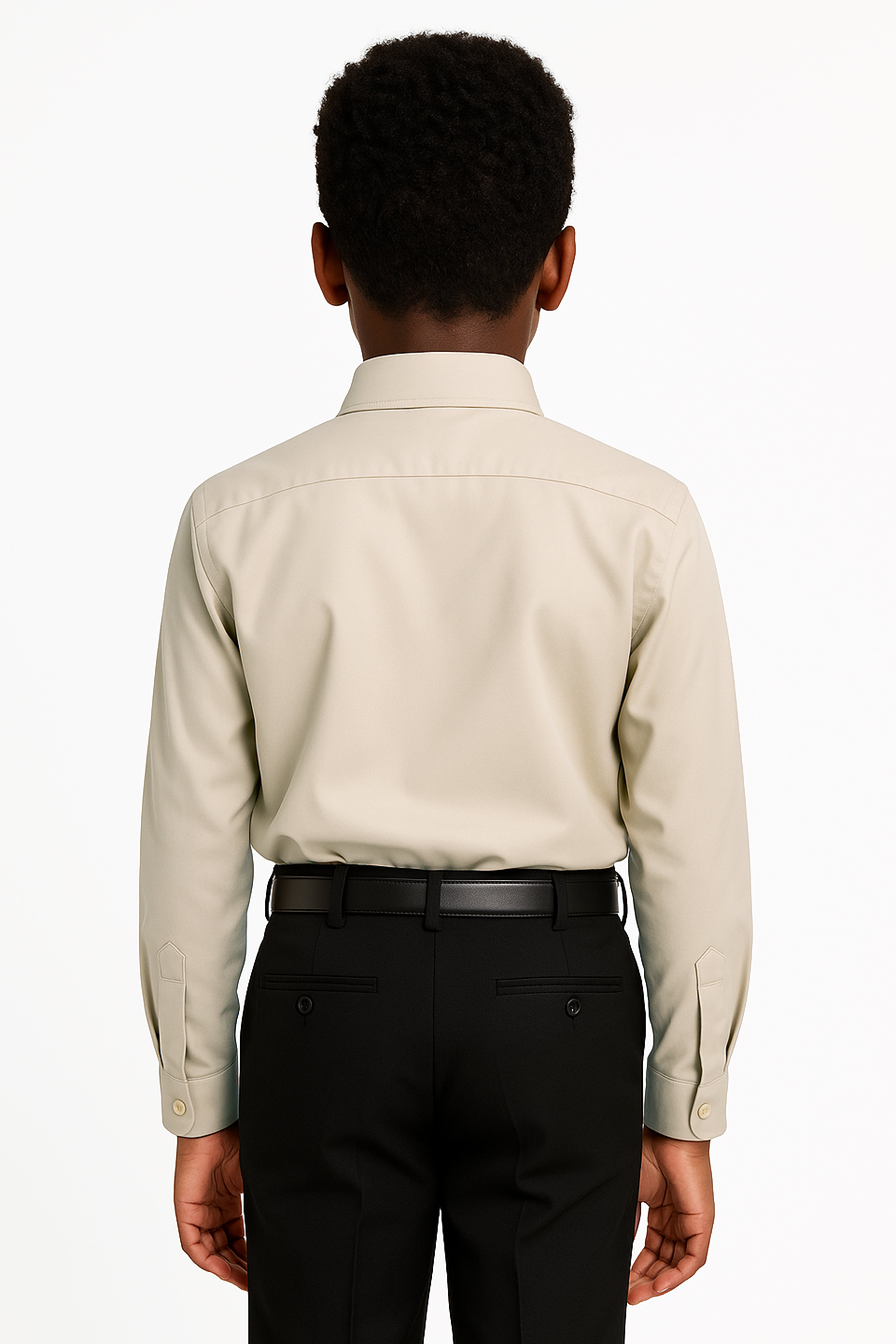 Chemise à col classique pour garçons - Harput - Beige