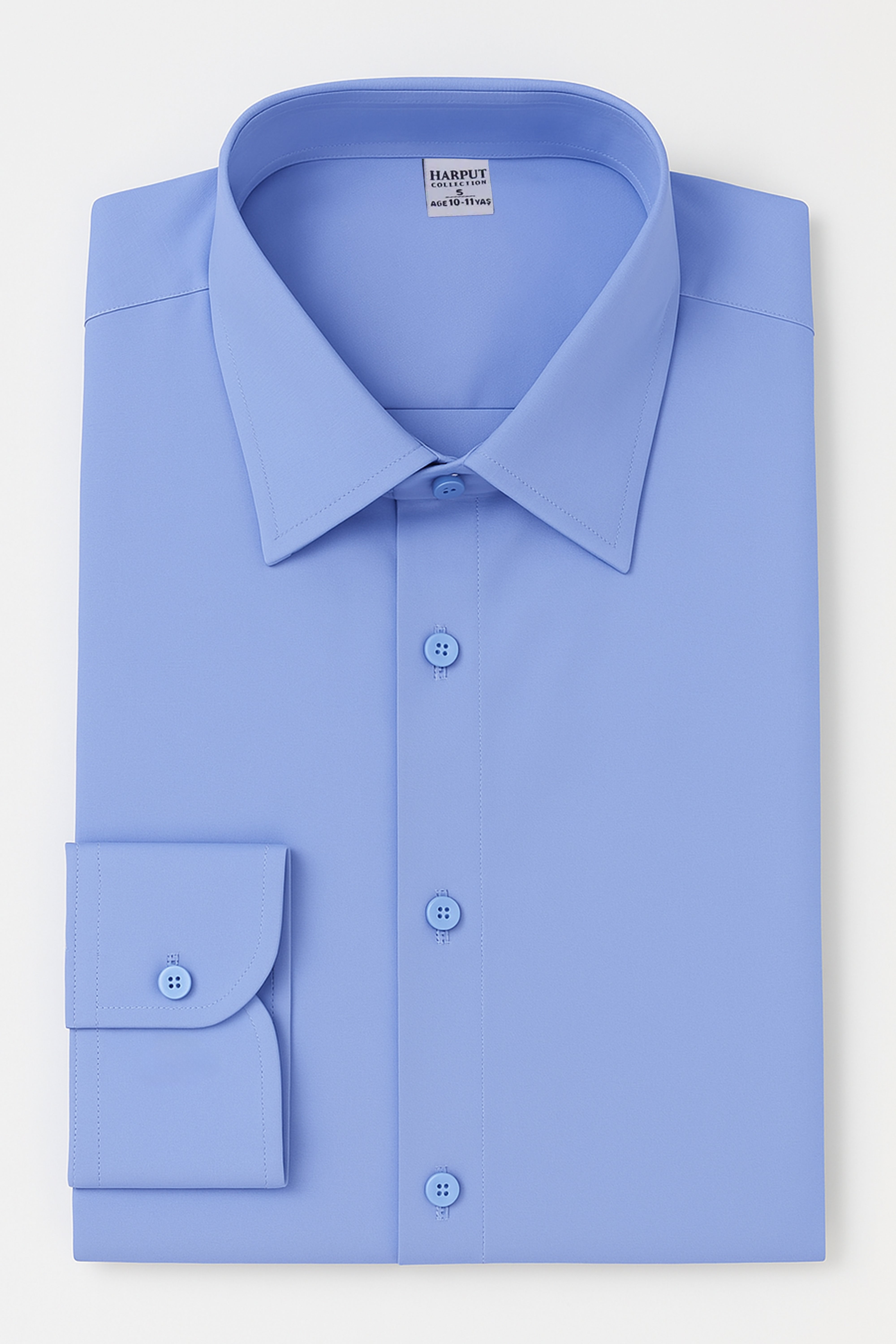 Chemise à col classique pour garçons - Harput - Bleu