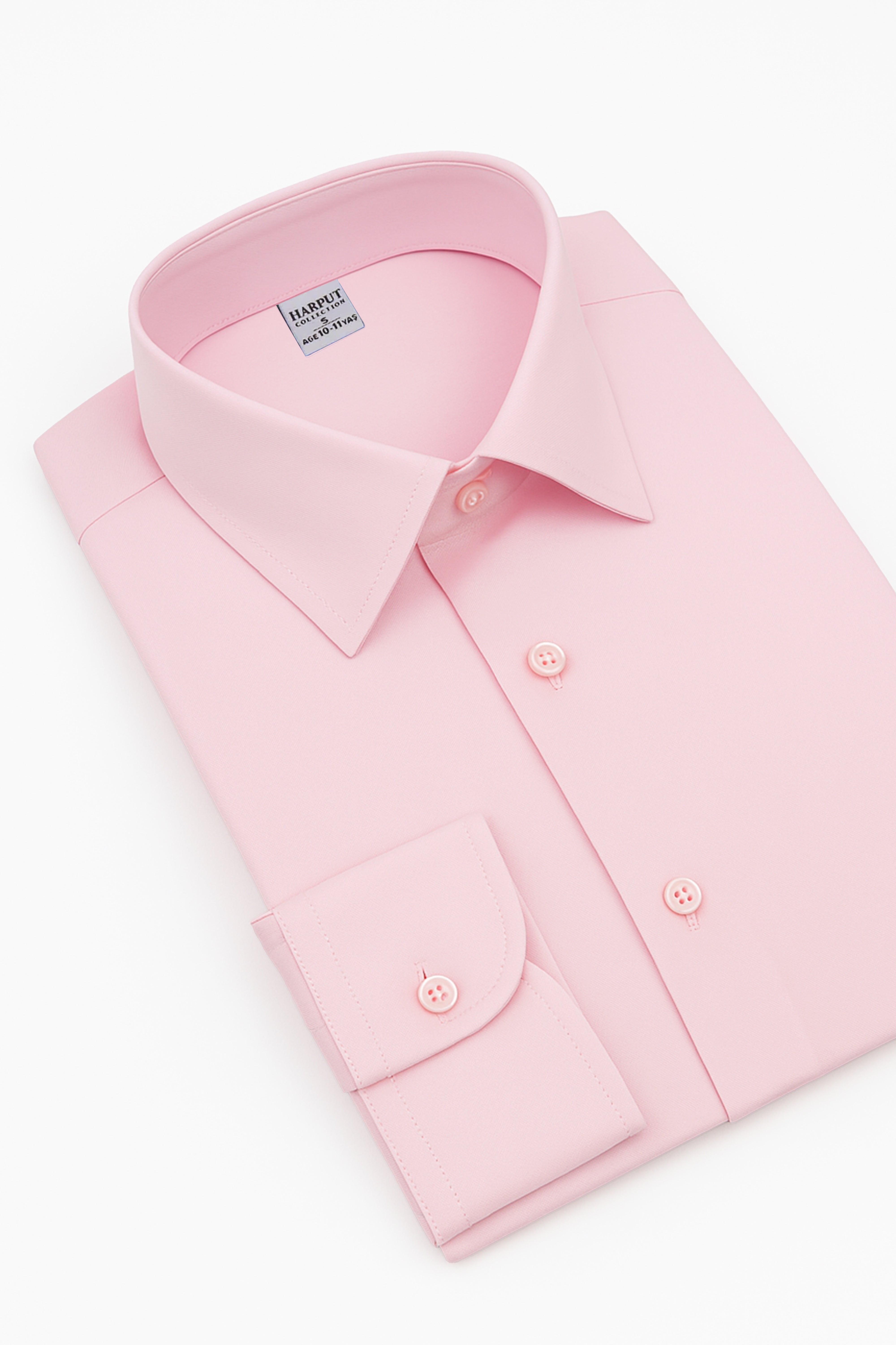 Chemise à col classique pour garçons - Harput - Rose