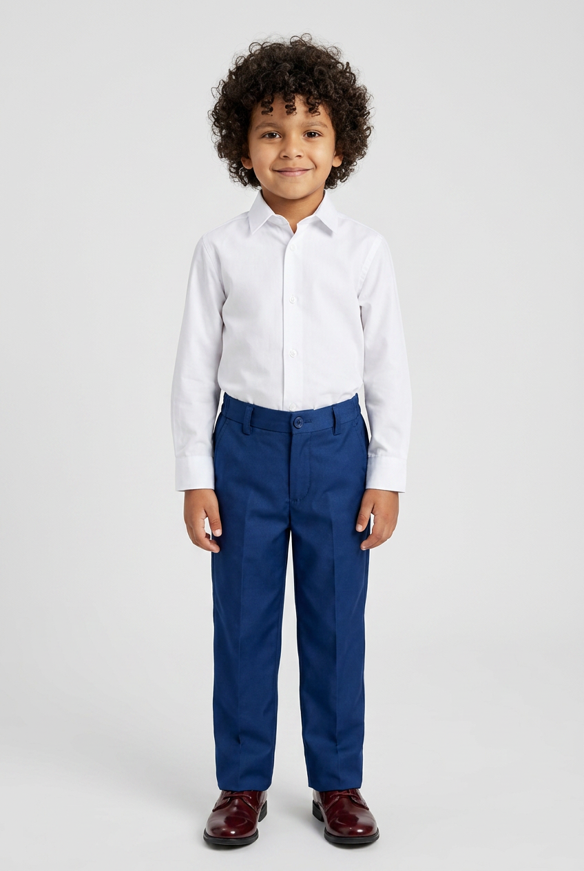 Jungen Formelle Anzughose - Navyblau