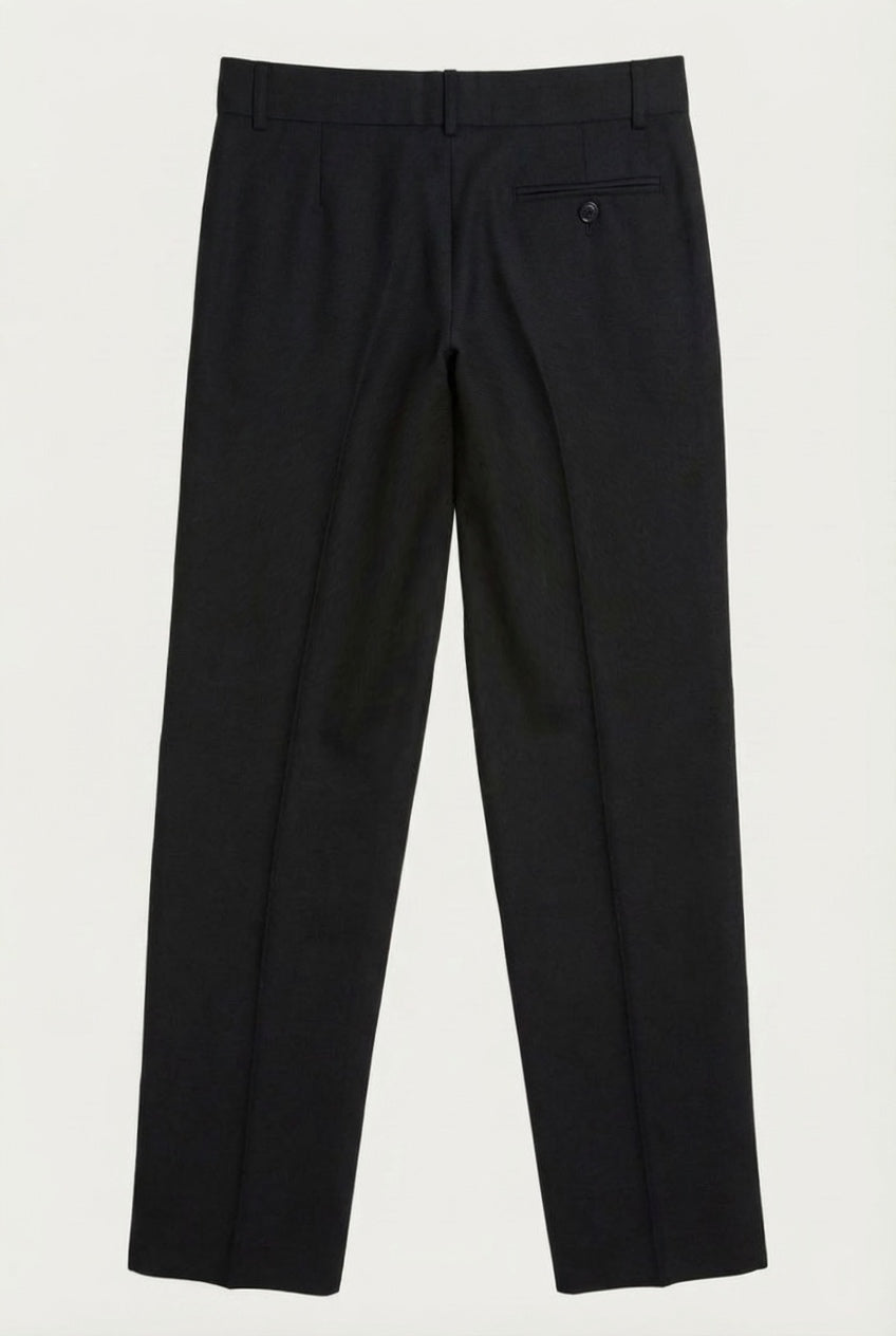 Jungen Slim Fit 8-teiliges formelles Anzugset – Schwarz