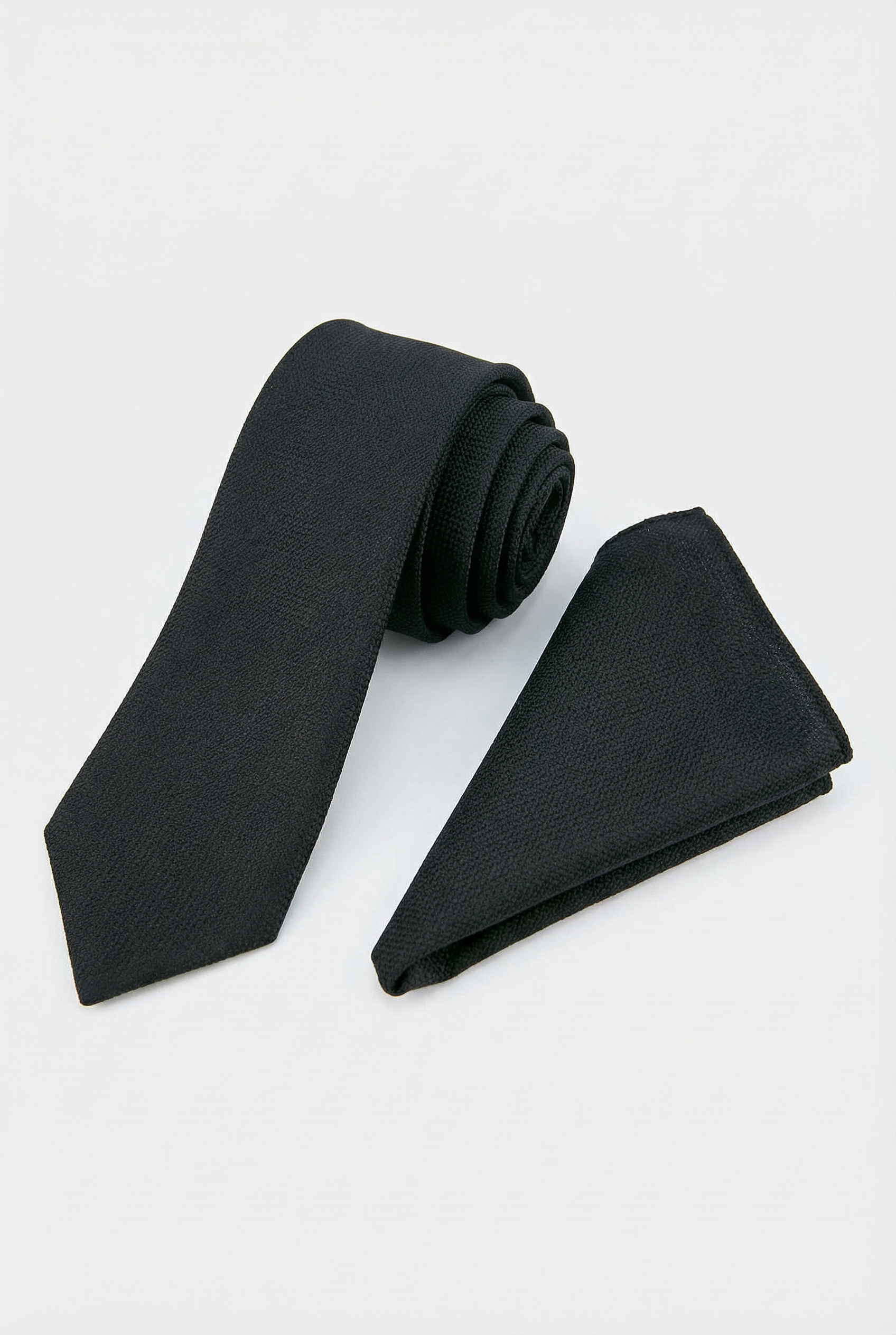 Jungen Slim Fit 8-teiliges formelles Anzugset – Schwarz