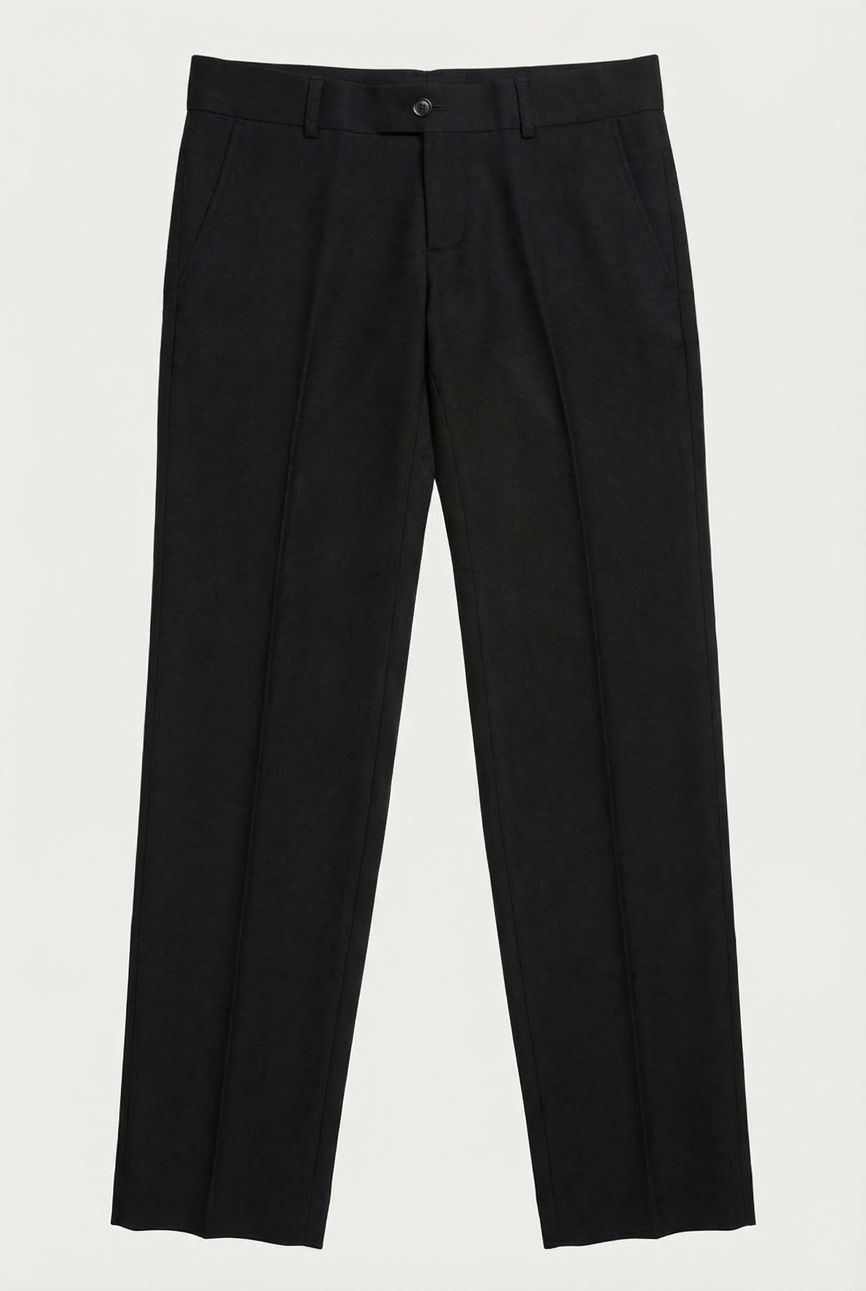 Jungen Slim Fit 8-teiliges formelles Anzugset – Schwarz