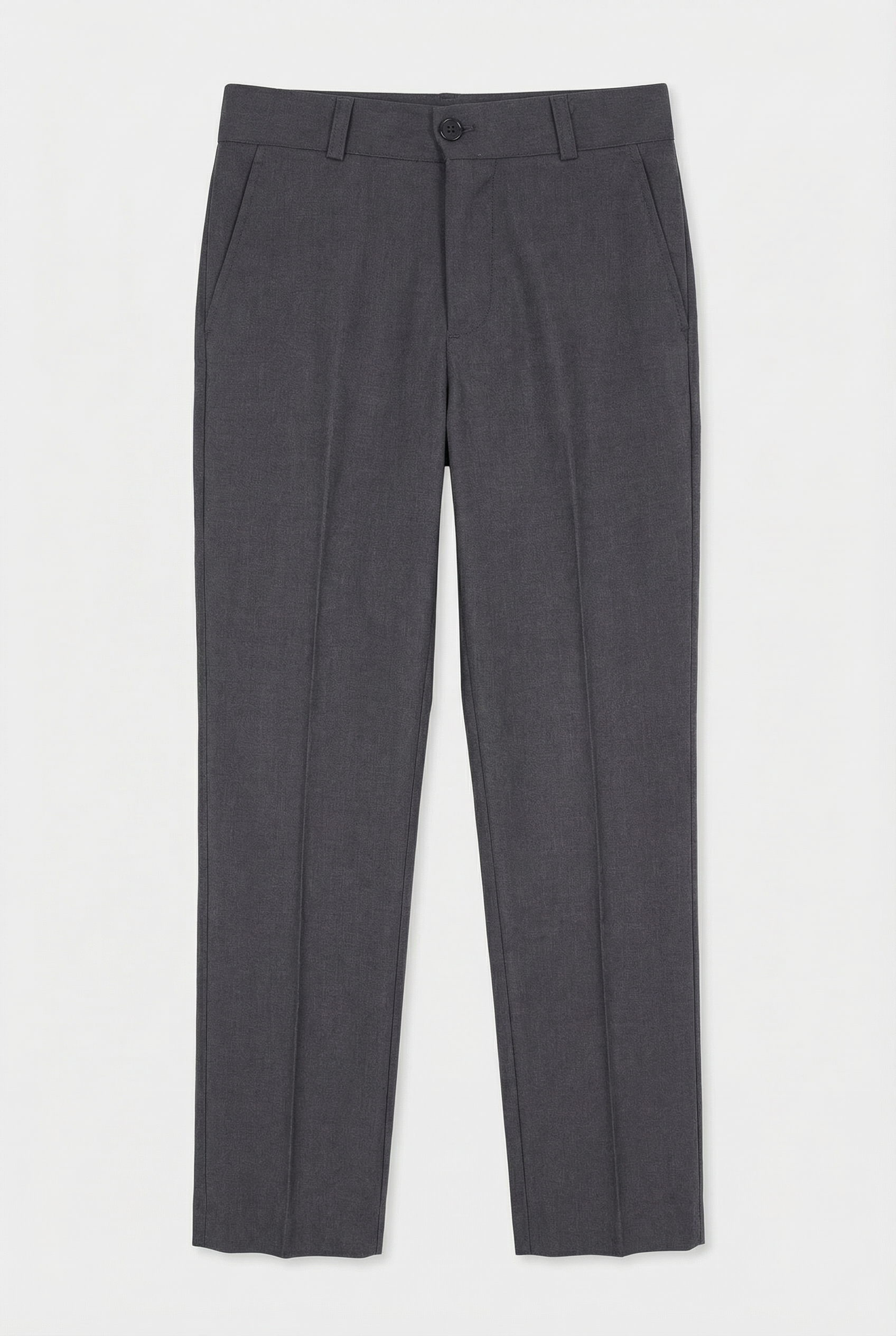 Completo grigio da ragazzo slim fit con piping e gilet floreale - Grigio