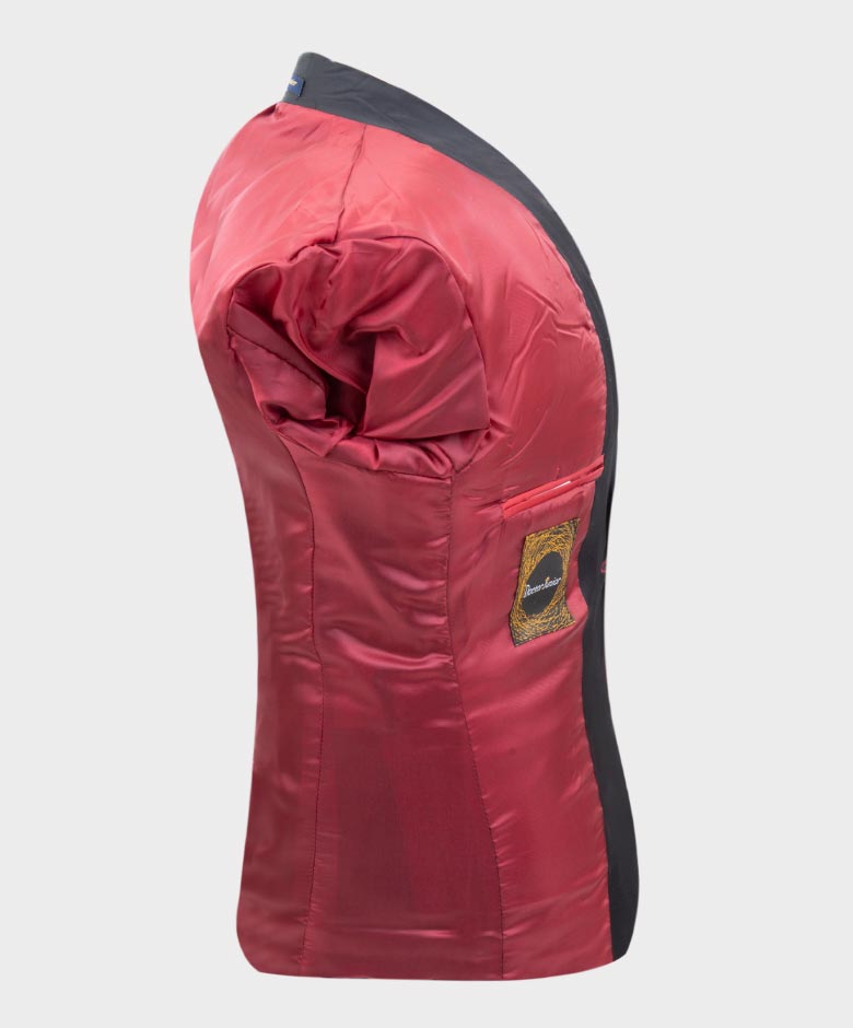 Ensemble de Blazer Tuxedo en Velours pour Garçons - KINGSMAN - Bordeaux