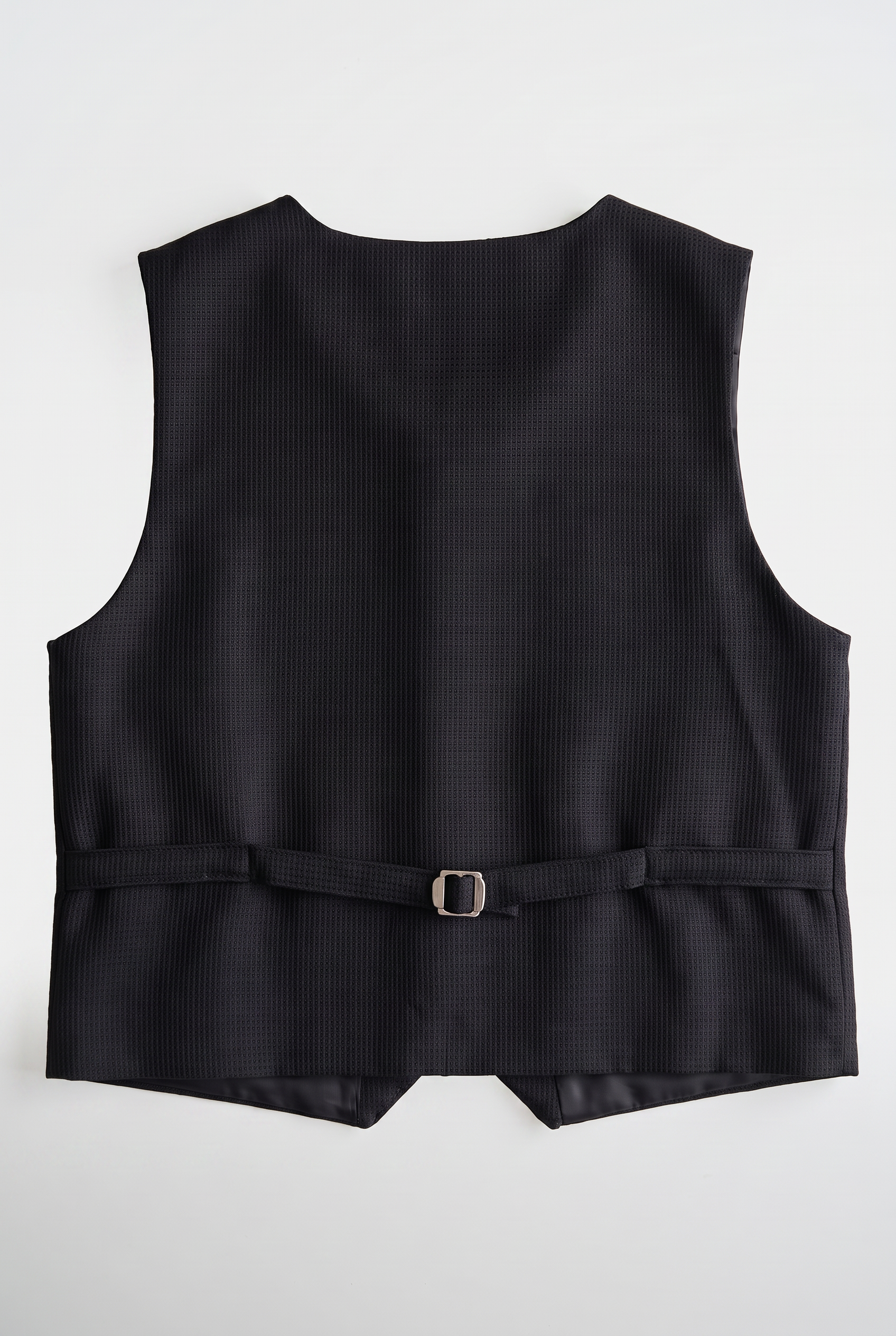 Boys' 5-Piece Textured Double Breasted Waistcoat Suit - MATRIX - Black