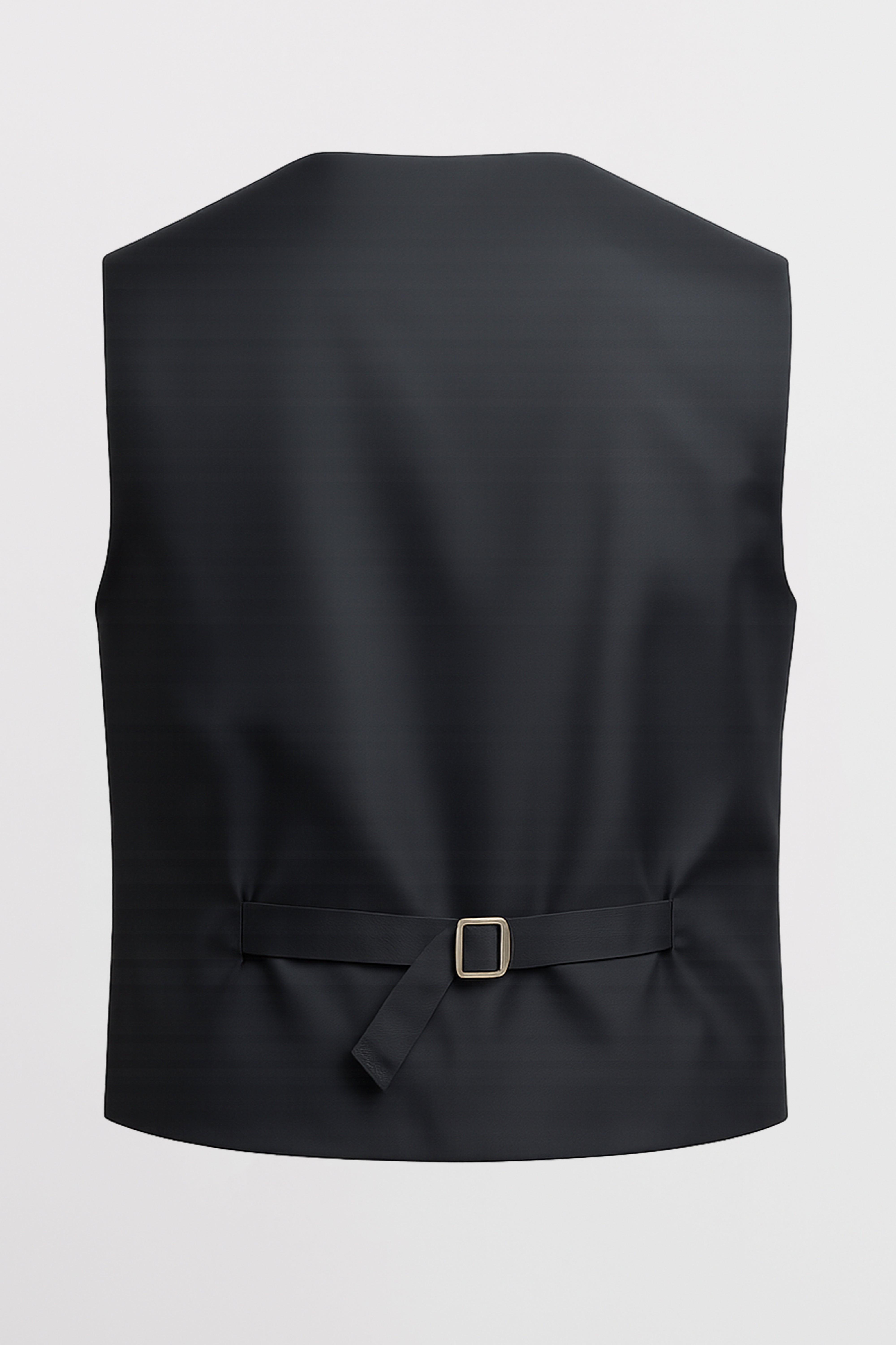 Boys’ 7-Piece Self-Patterned Formal Suit Set - Planet - Grey Waistcoat Back Picture