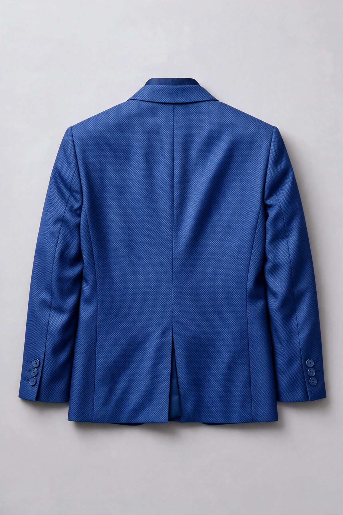 Completo formale da 7 pezzi per ragazzi con motivo a rilievo - Pianeta - Blu indaco