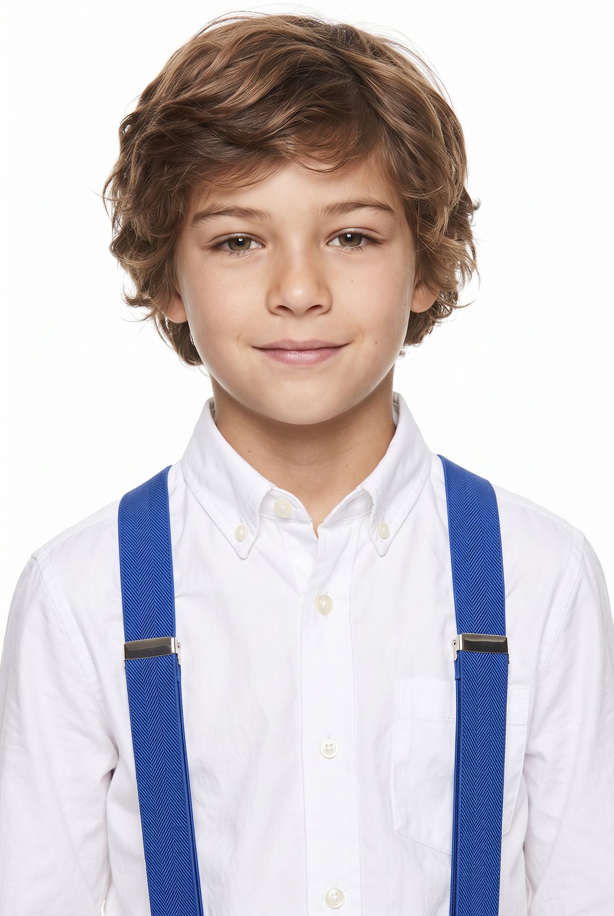 Tirantes ajustables en forma de Y para niños - Azul real