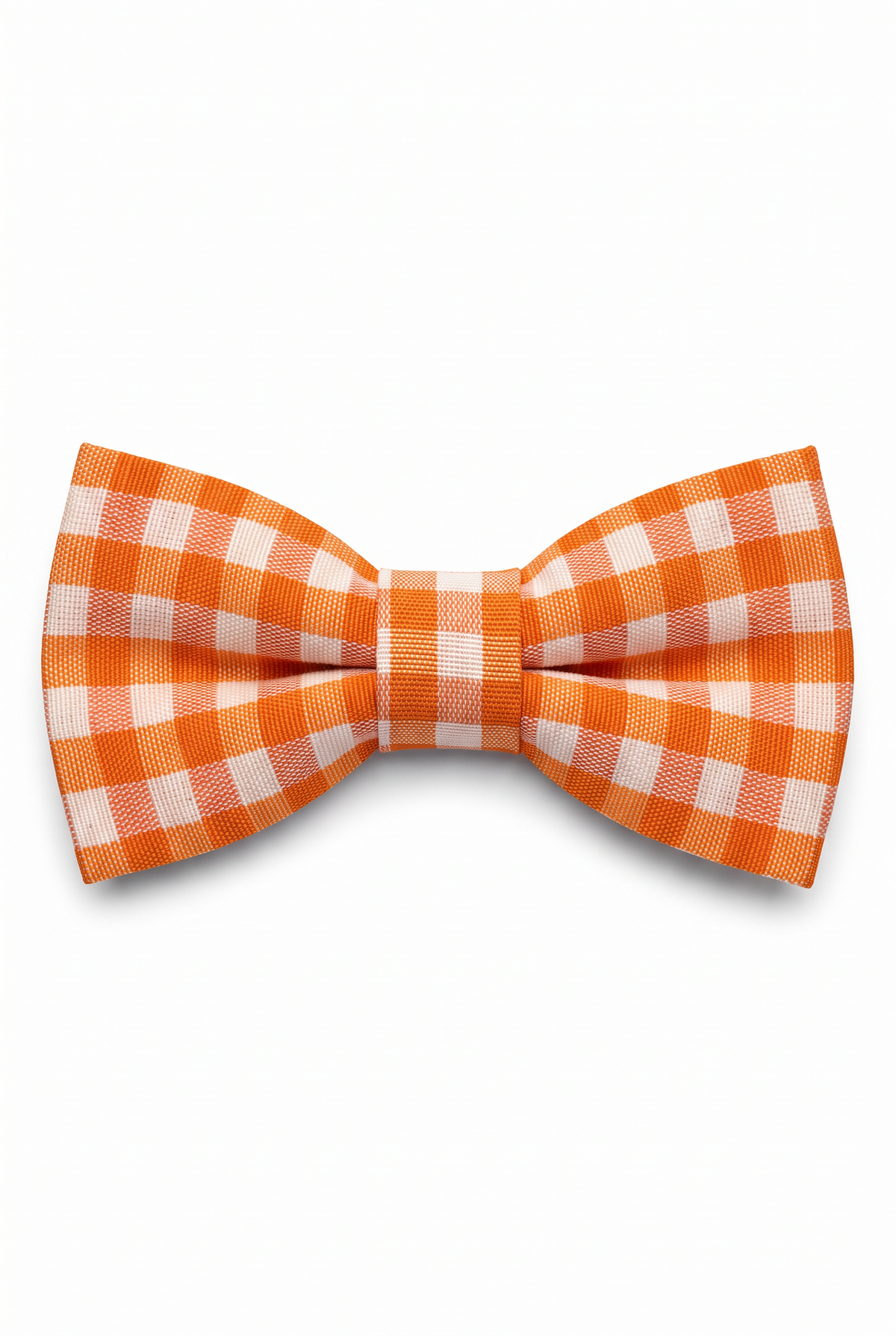Boys' Checkered Bow Tie - BWC - Orange