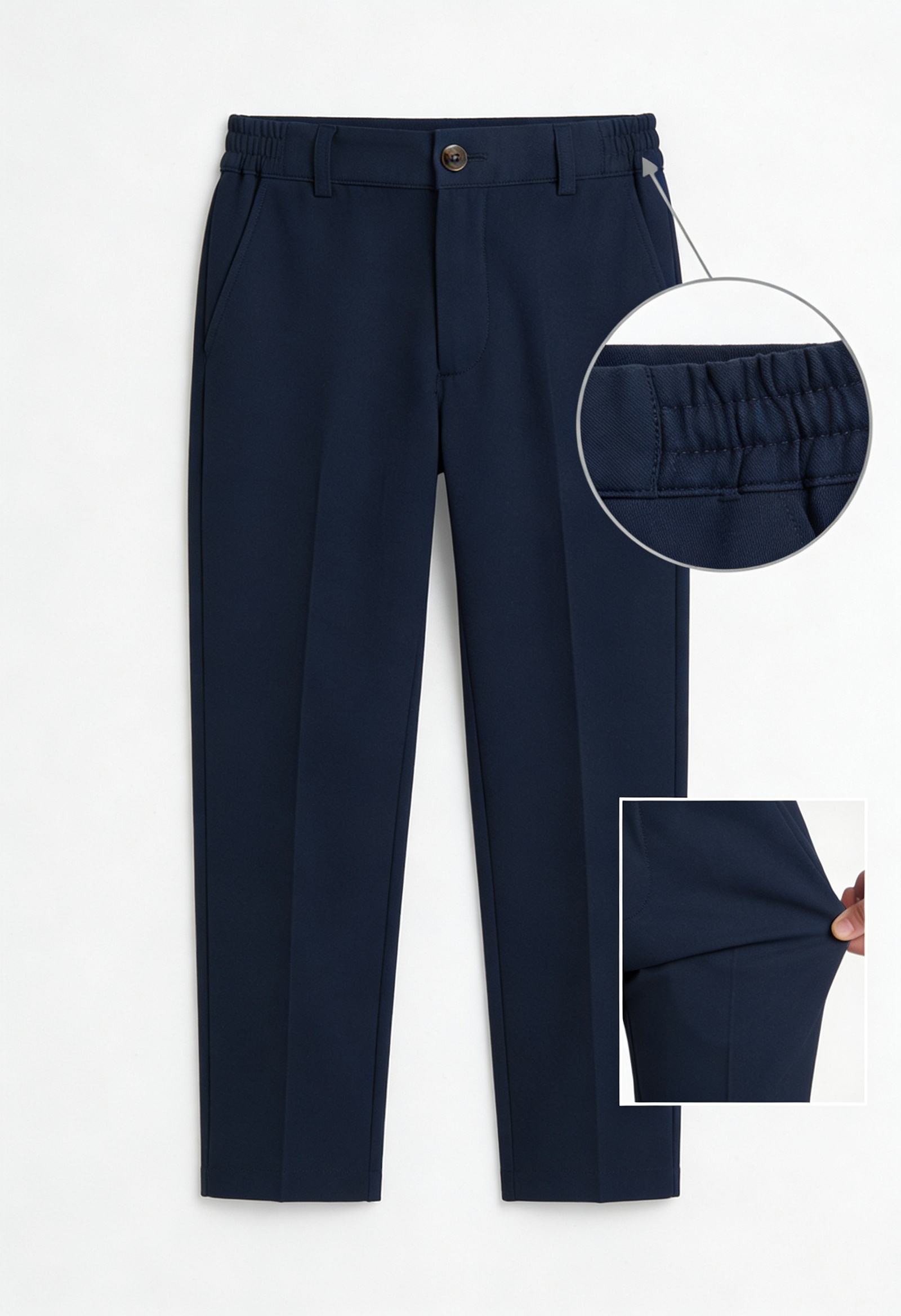 Ensemble costume garçon 2 pièces croisé - Marine