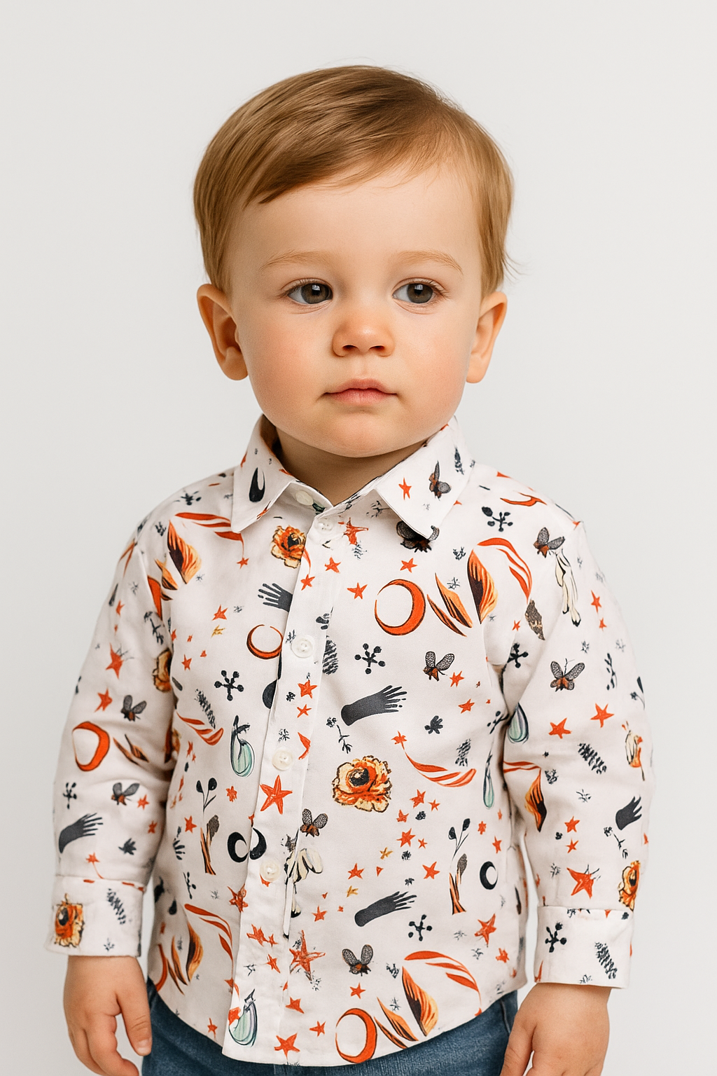 Chemise à Imprimé Nautique pour Garçons - Multicolore