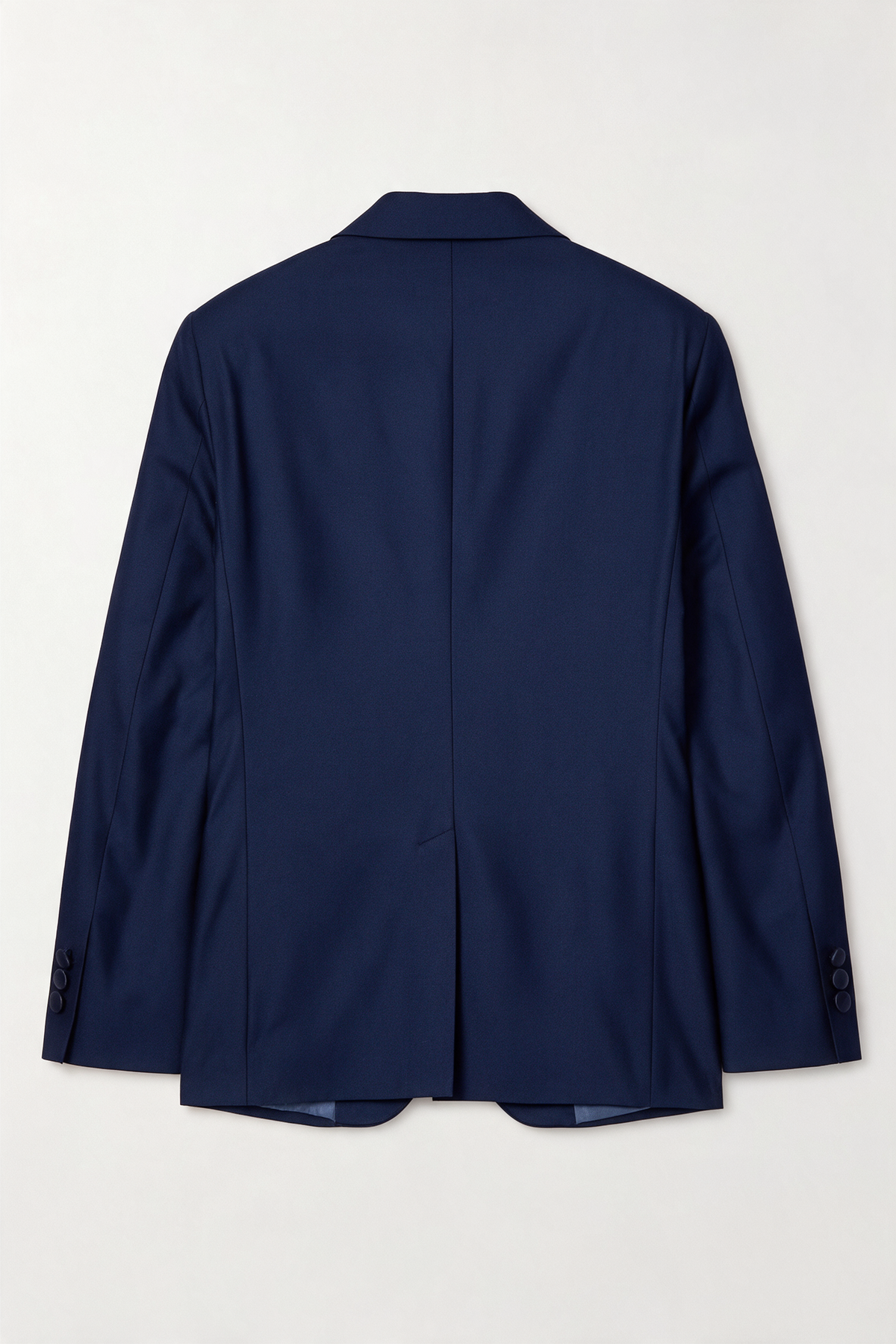 Jungen-Smokinganzug in Marineblau mit Satinrevers - 4-teilig oder 5-teilig mit Manschettenknopf-Hemd