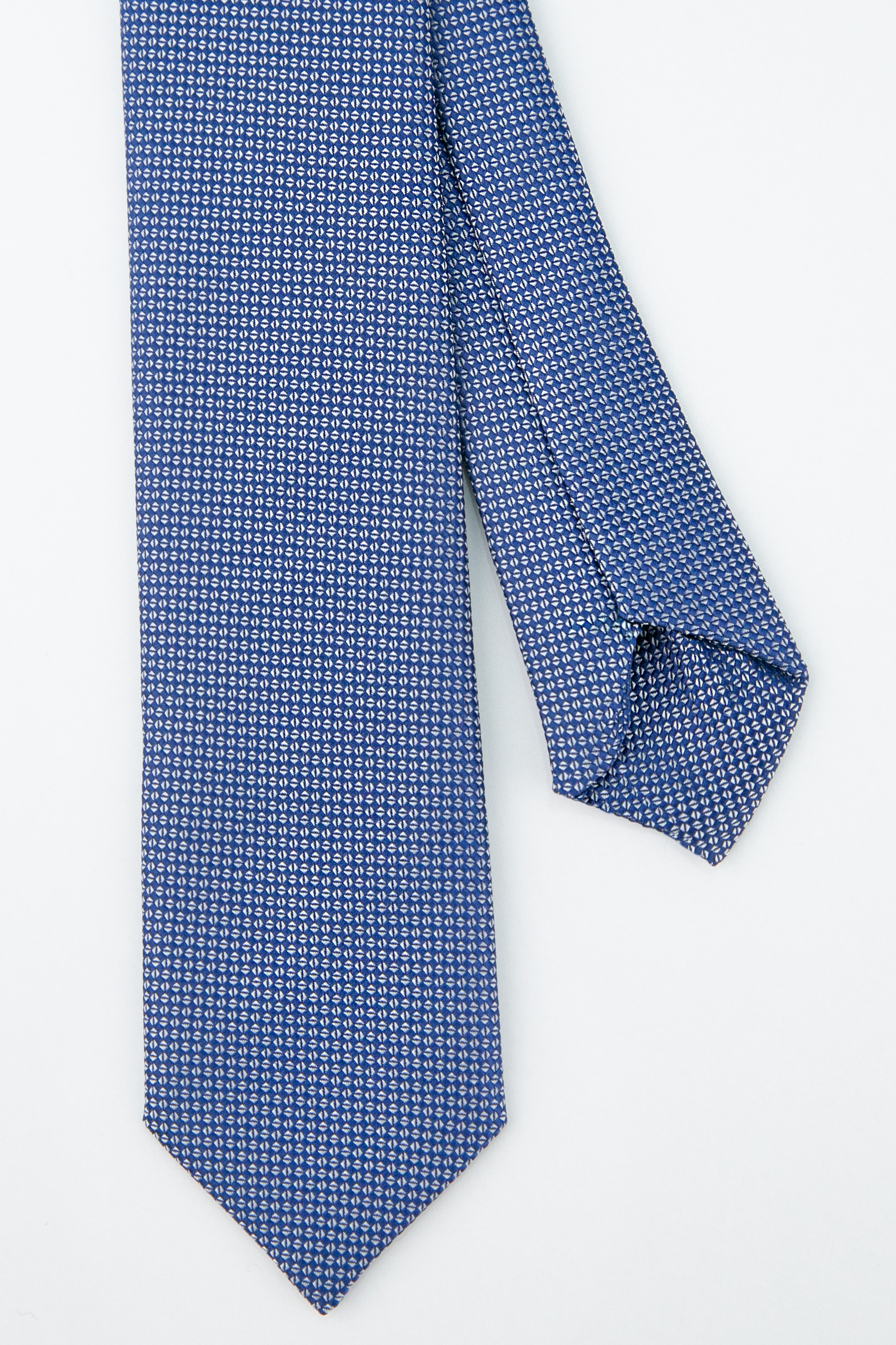 Boys' Oxford Weave Slim Tie Formal Neckwear - Dusty Blue