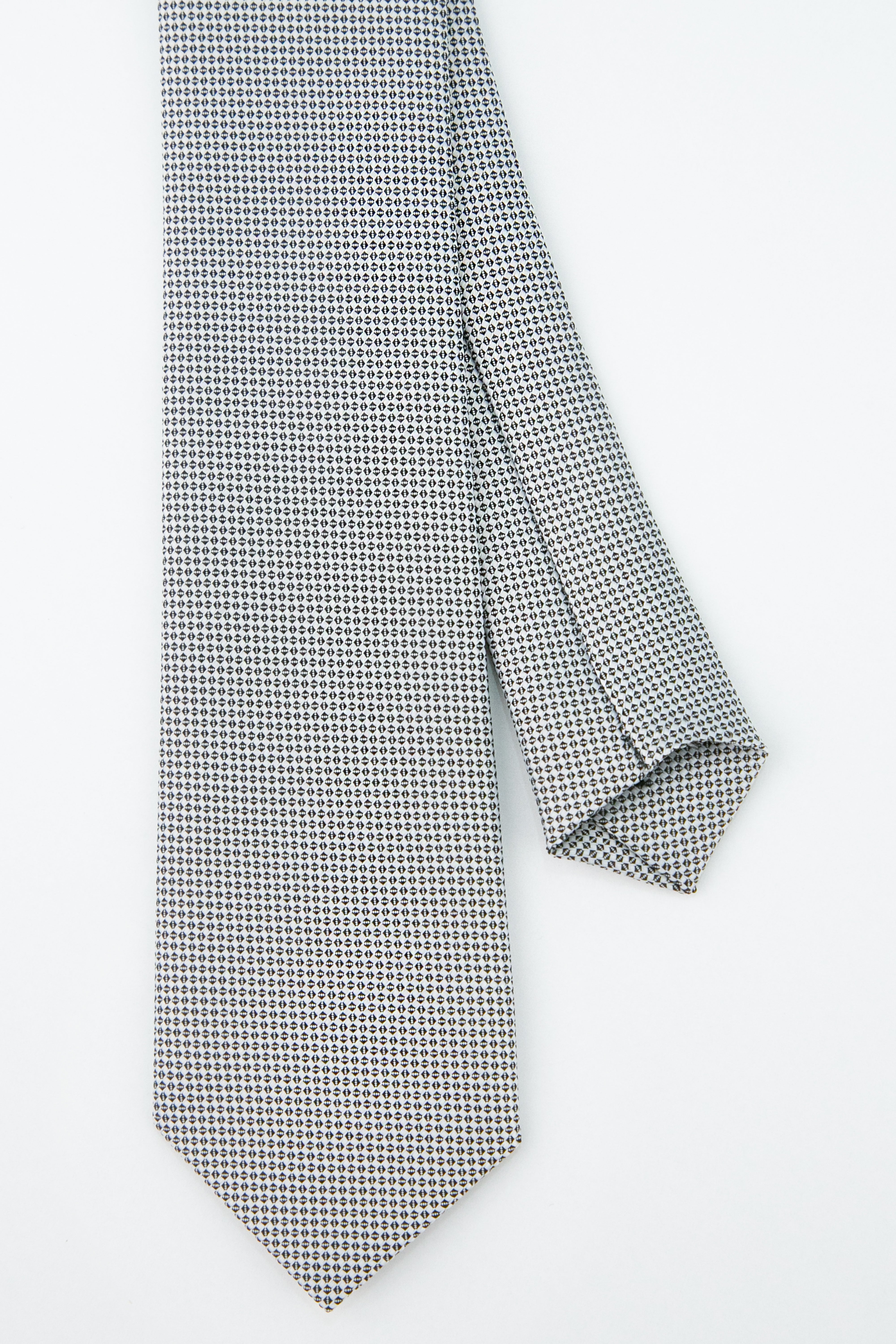 Boys' Oxford Weave Slim Tie Formal Neckwear - Light Grey