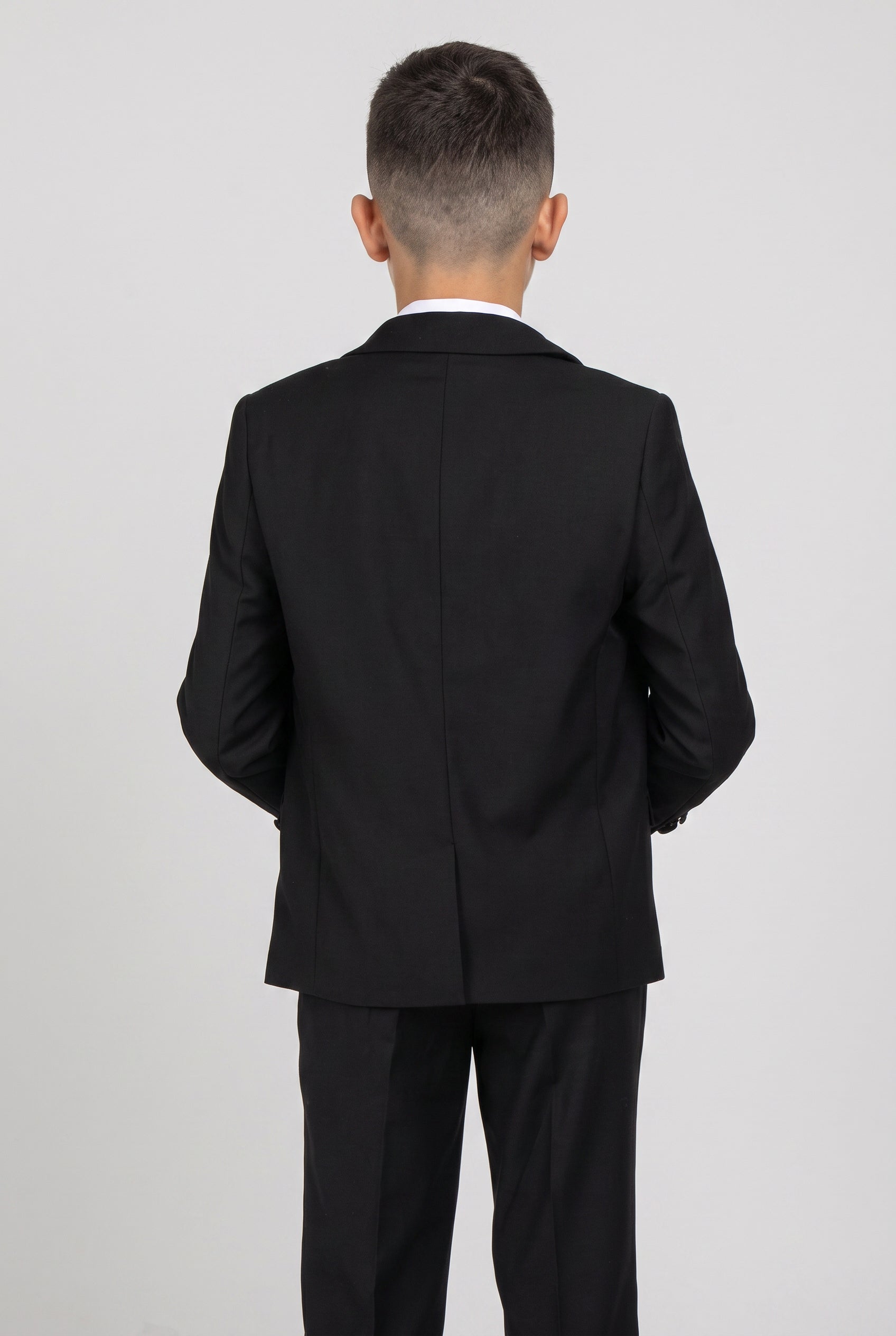 Jungen Peak Lapel Tuxedo Dinner Anzug - HARRY Schwarz - Schwarz