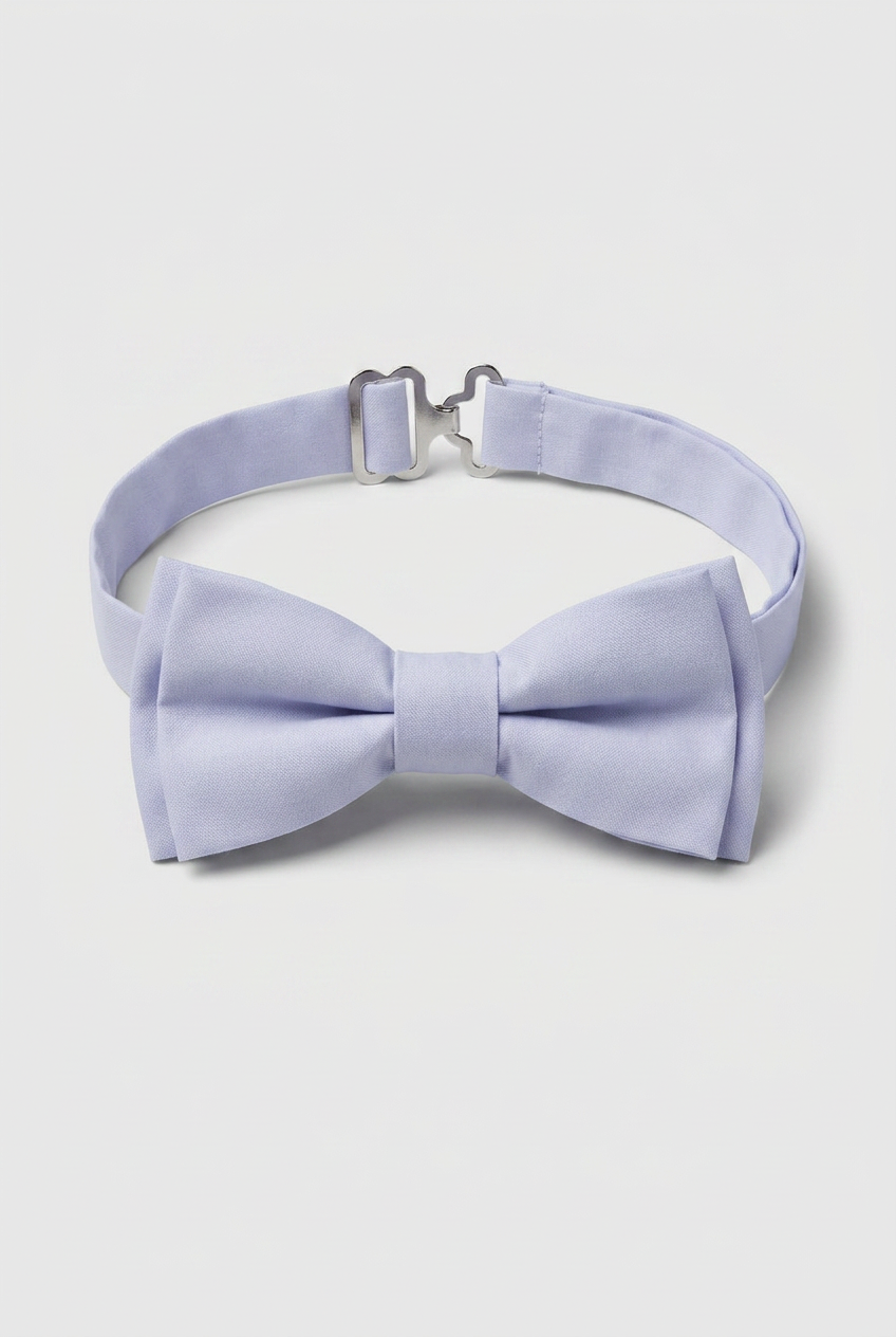 Papillon premontato per ragazzi con cinturino regolabile - Blu cielo