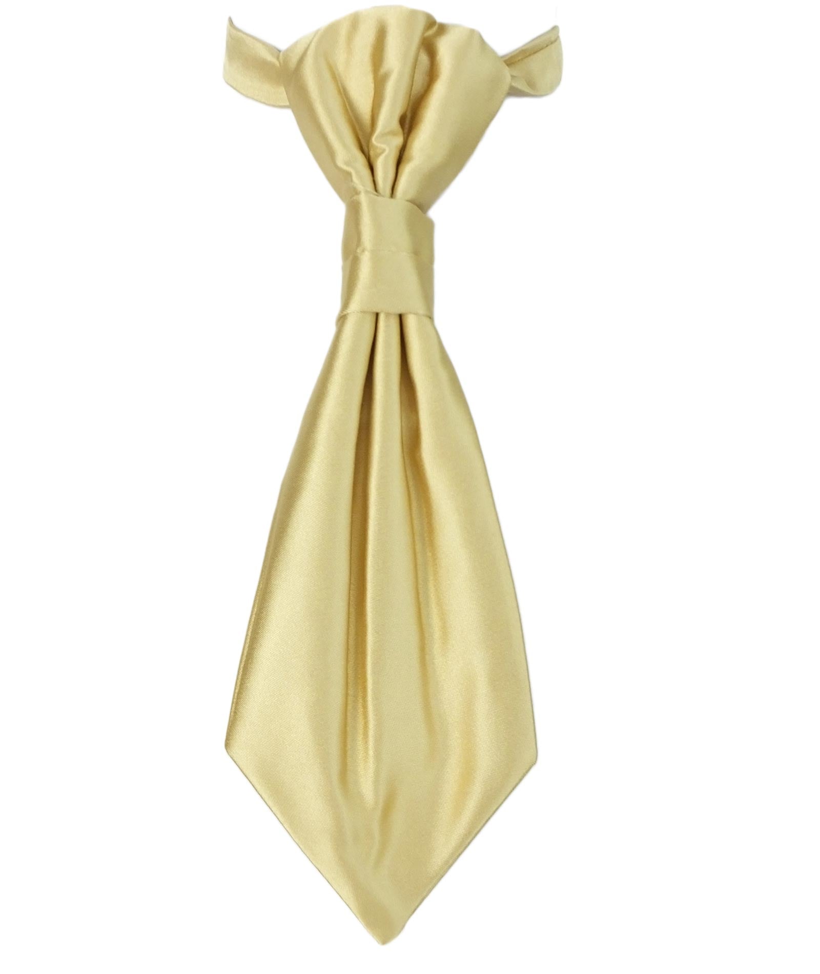 Jungen Satin Weste & Krawatten-Set - Gold