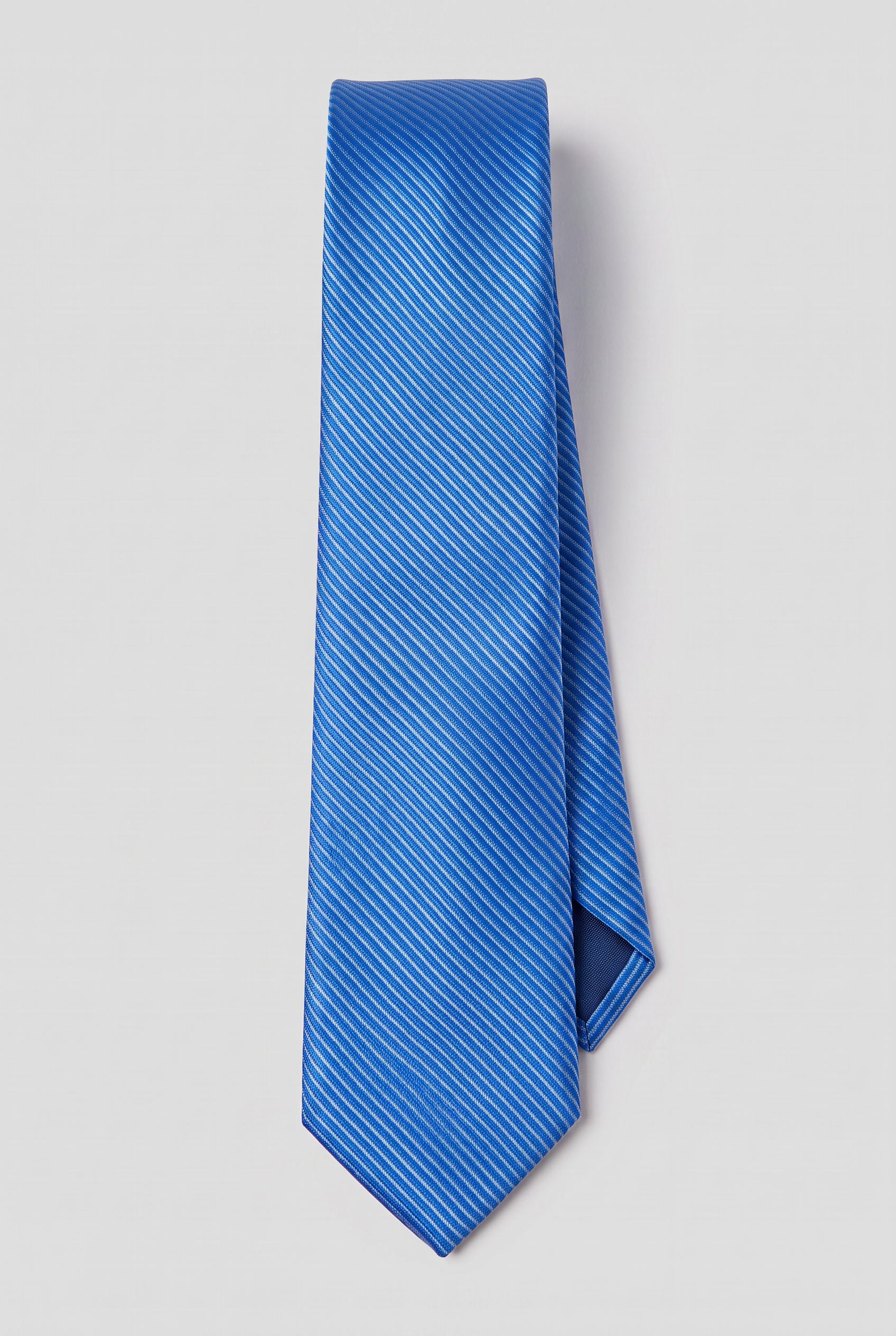 Boys' Slim Tie – Kids' Formal & Occasion Tie in Blue Striped Picture