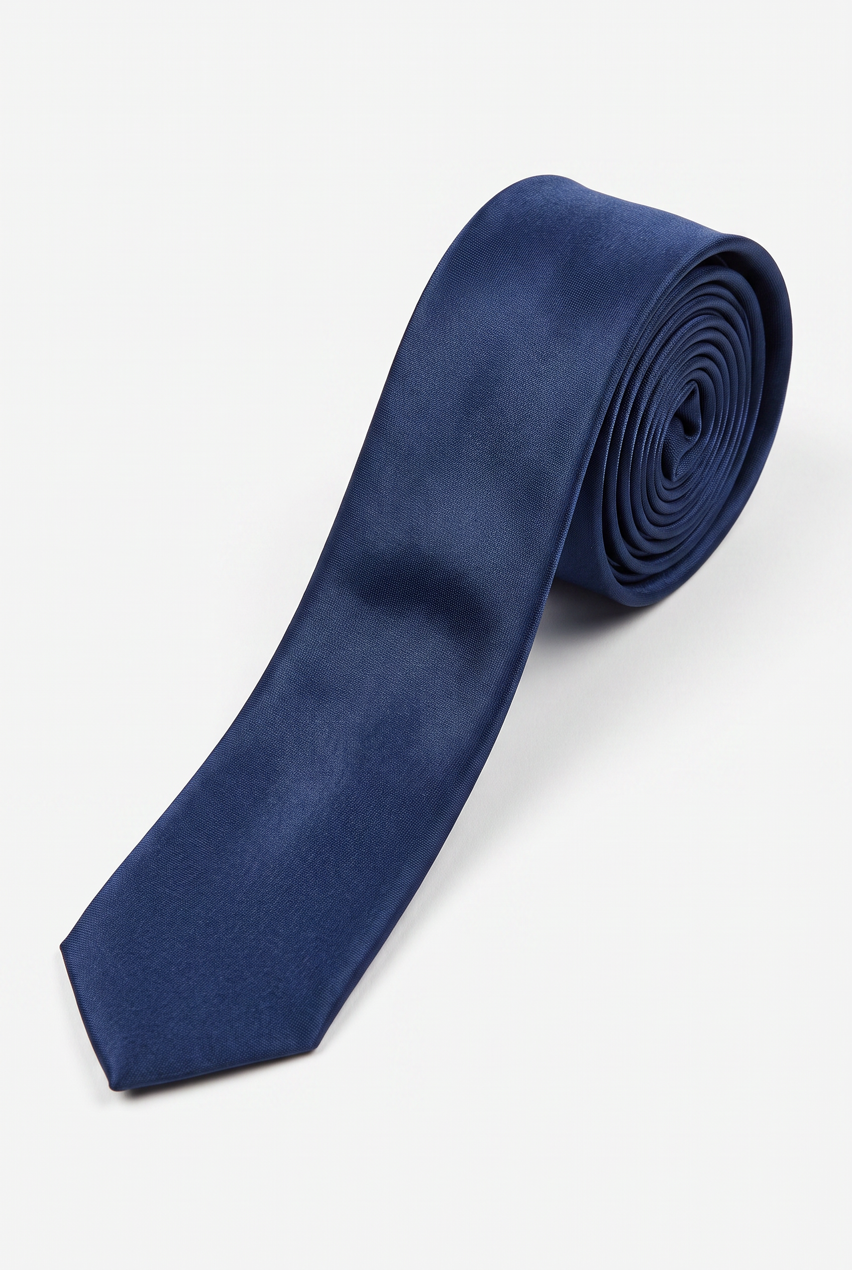 Boys' Slim Tie – Kids' Formal & Occasion Tie in Plain Navy