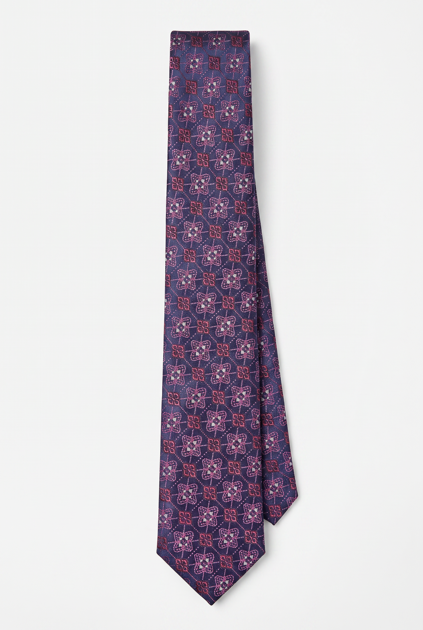 Boys' Slim Tie – Kids' Formal & Occasion Tie in Purple Floral