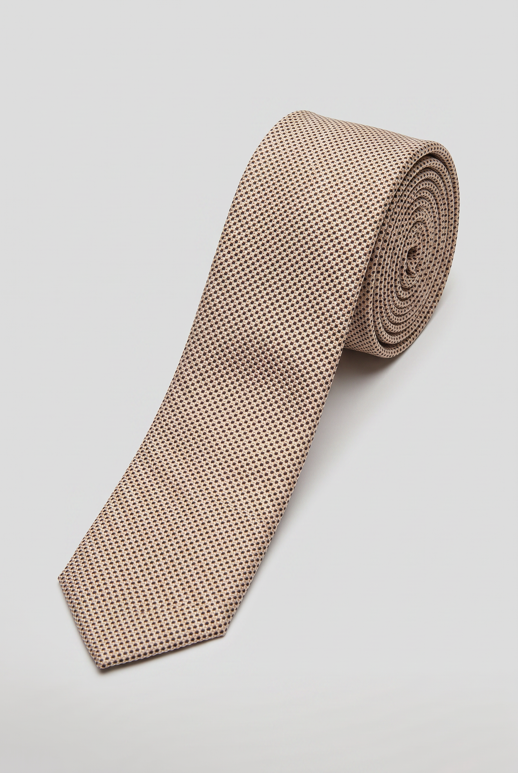 Boys' Slim Tie – Kids' Formal & Occasion Tie in Taupe Beige