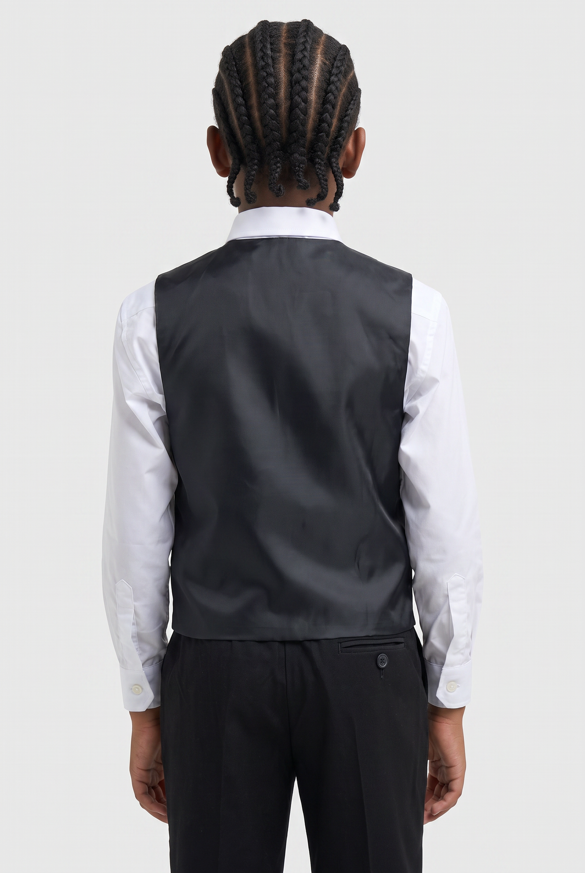 Jungen Slim Fit Formeller Schwarzer Anzug - MARCO - Schwarz