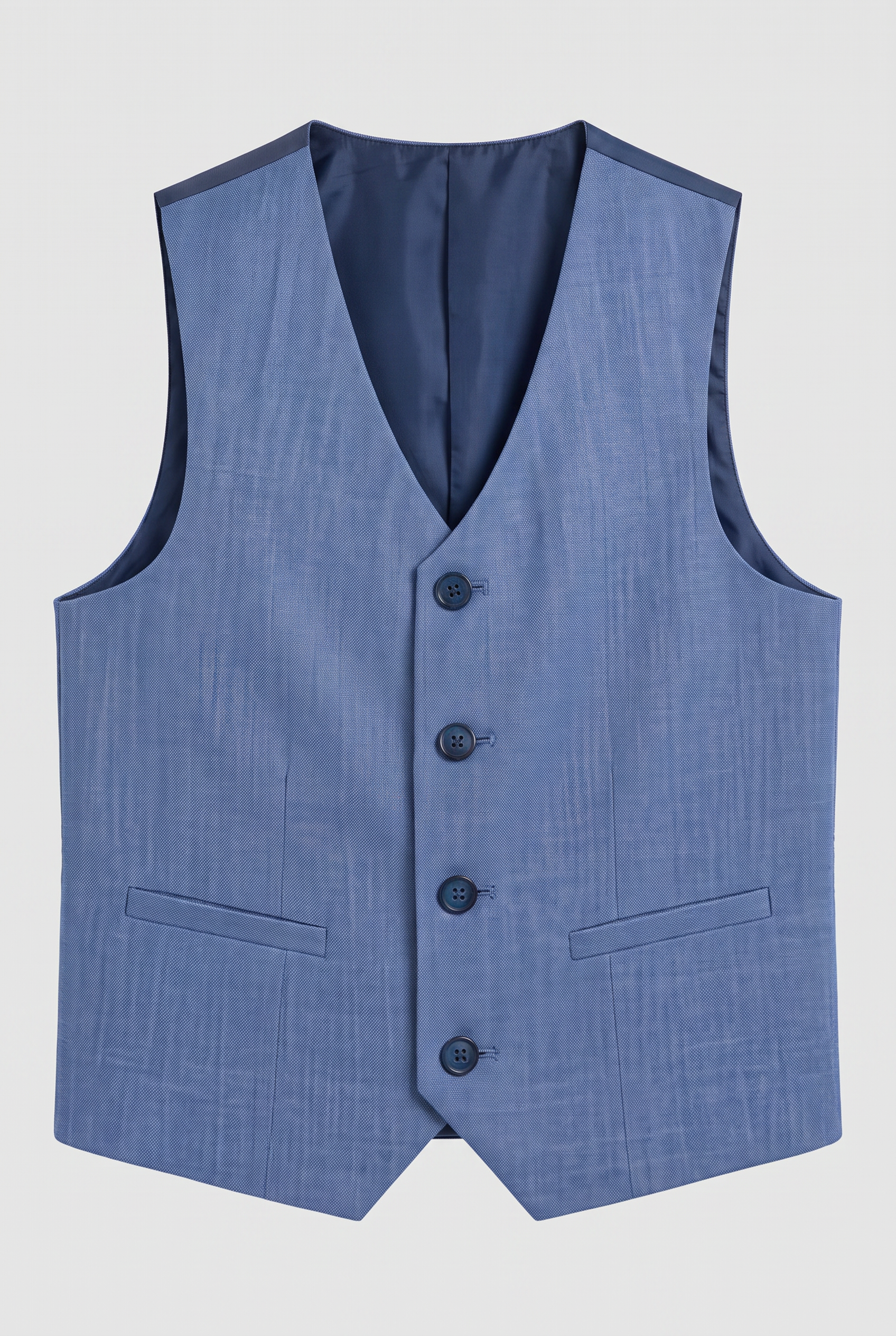 Costume habillé coupe slim pour garçon - Blue Jay
