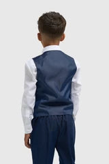 Abito formale slim fit da ragazzo - JEFFERSON Navy - Blu navy