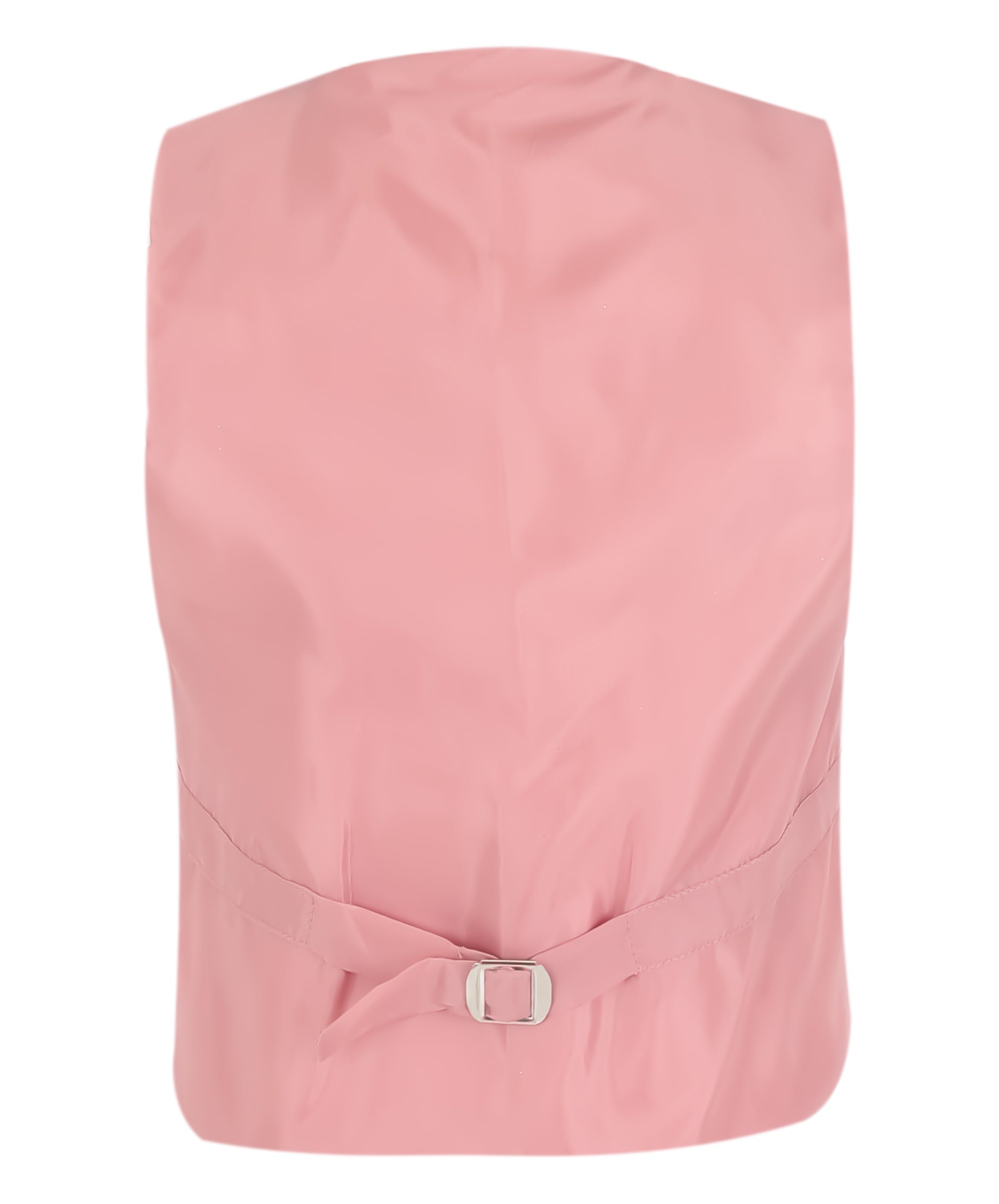 Boys Slim Fit Shimmer Tuxedo Suit - Blush Pink Waistcoat Back Picture