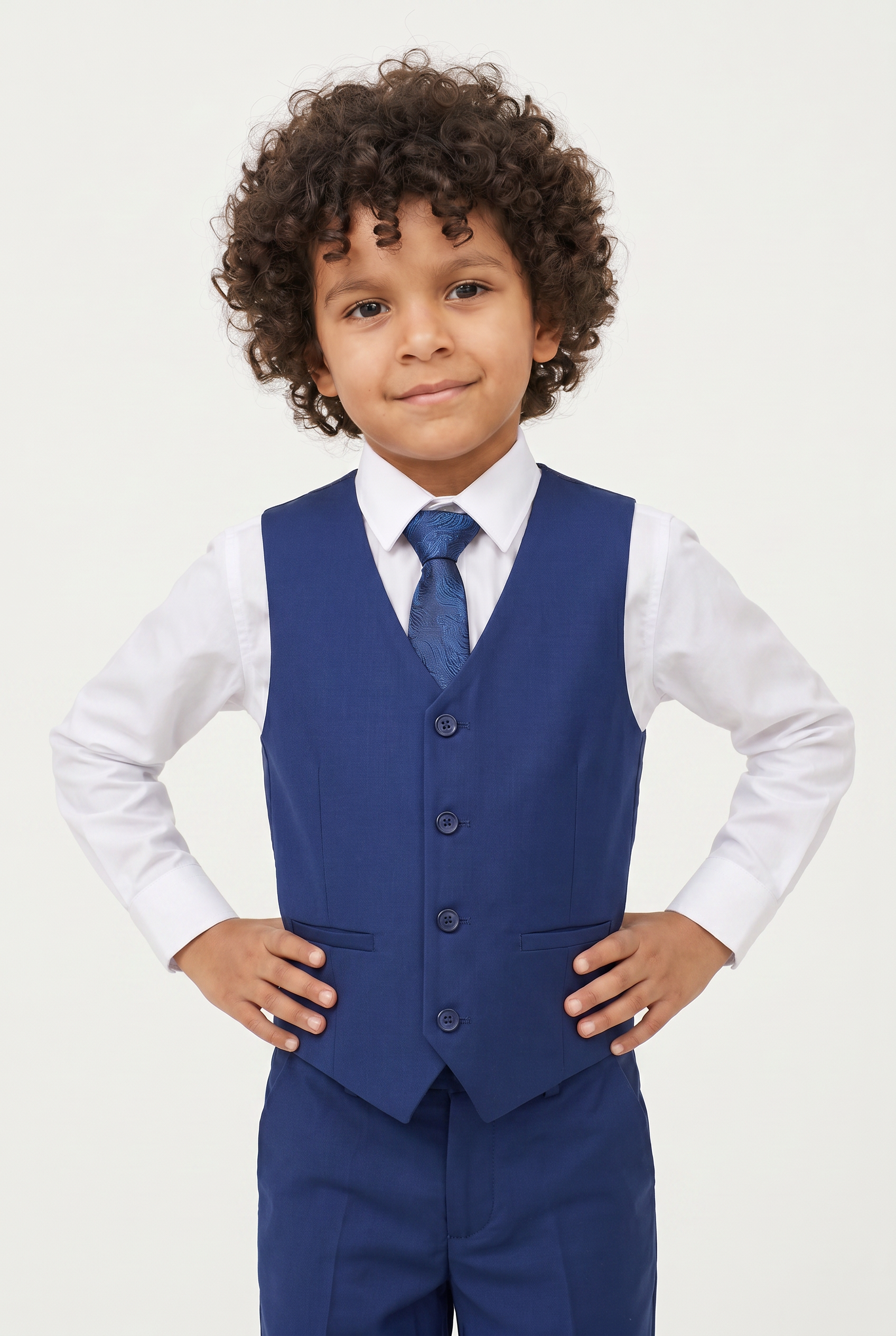 Jungen Maßgeschneiderter Formalanzug - Parliament Blau